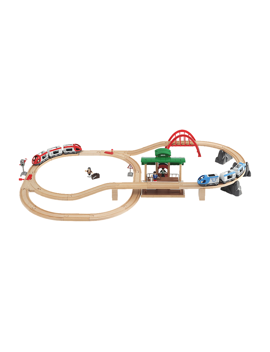 BRIO - Persontåg Korsningsset - lestir - multi coloured - 1