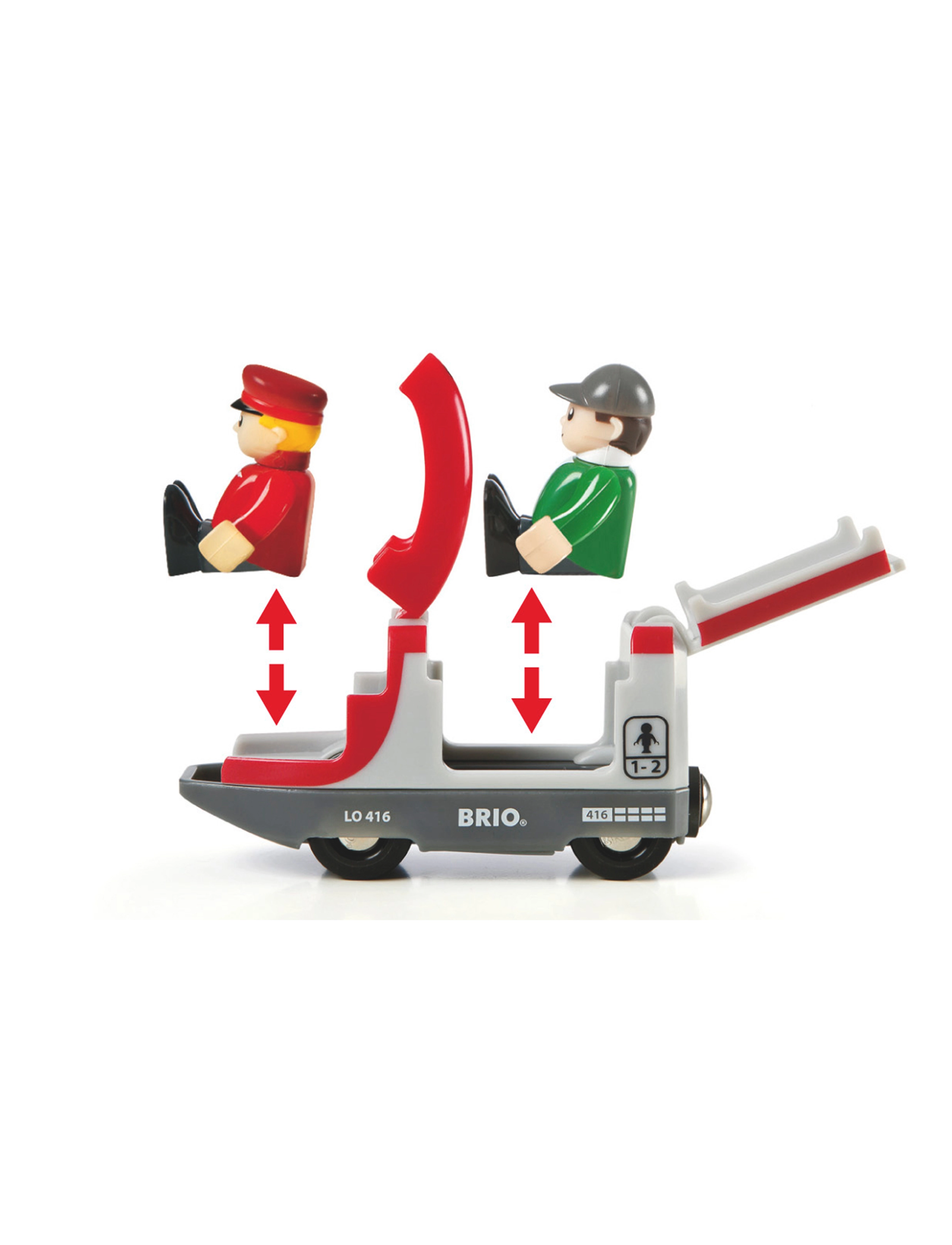 BRIO - BRIO®World Togbane Travel 42 deler - tog - multi coloured - 5