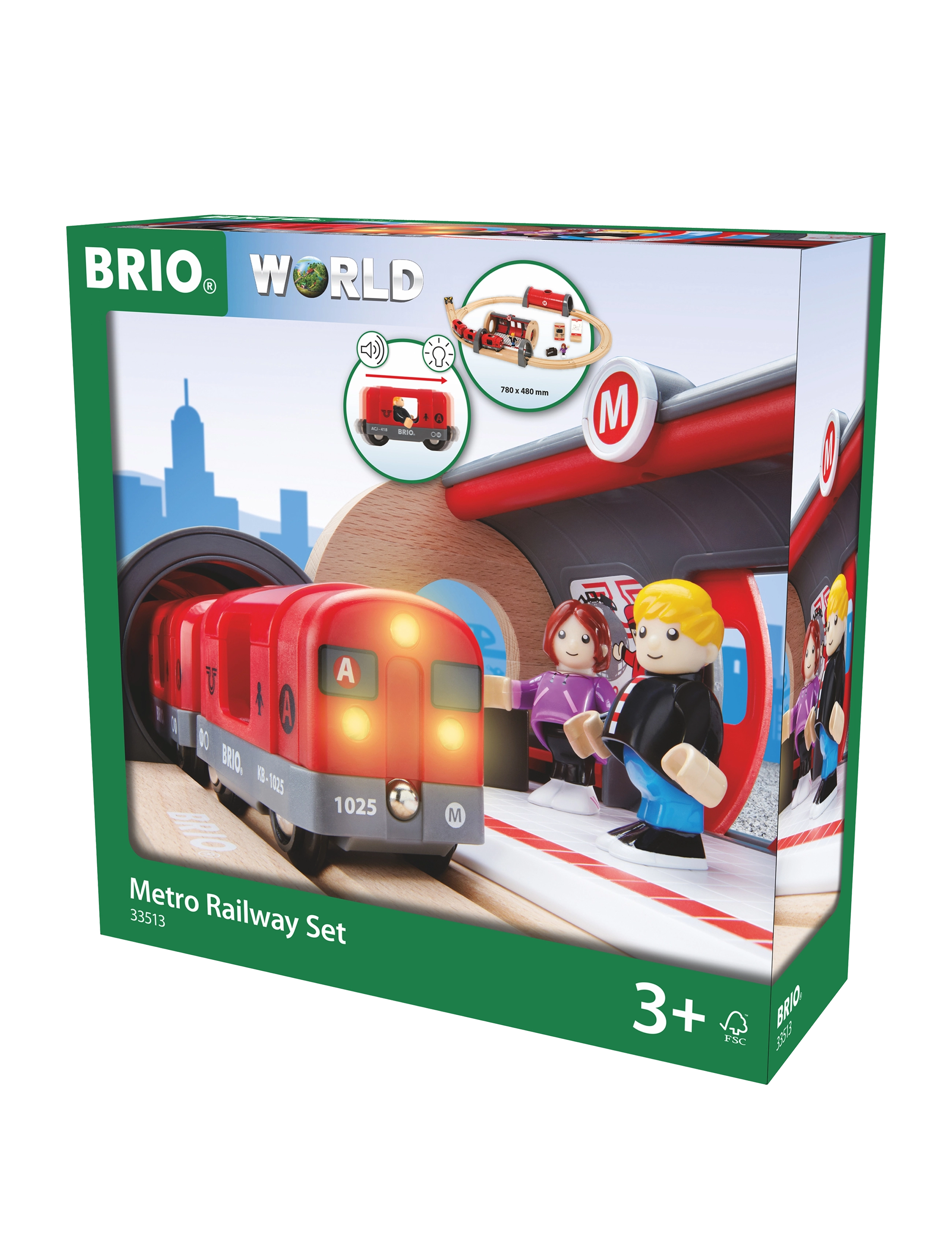 BRIO - Tunnelbaneset - leksaksfordon - multi coloured - 2