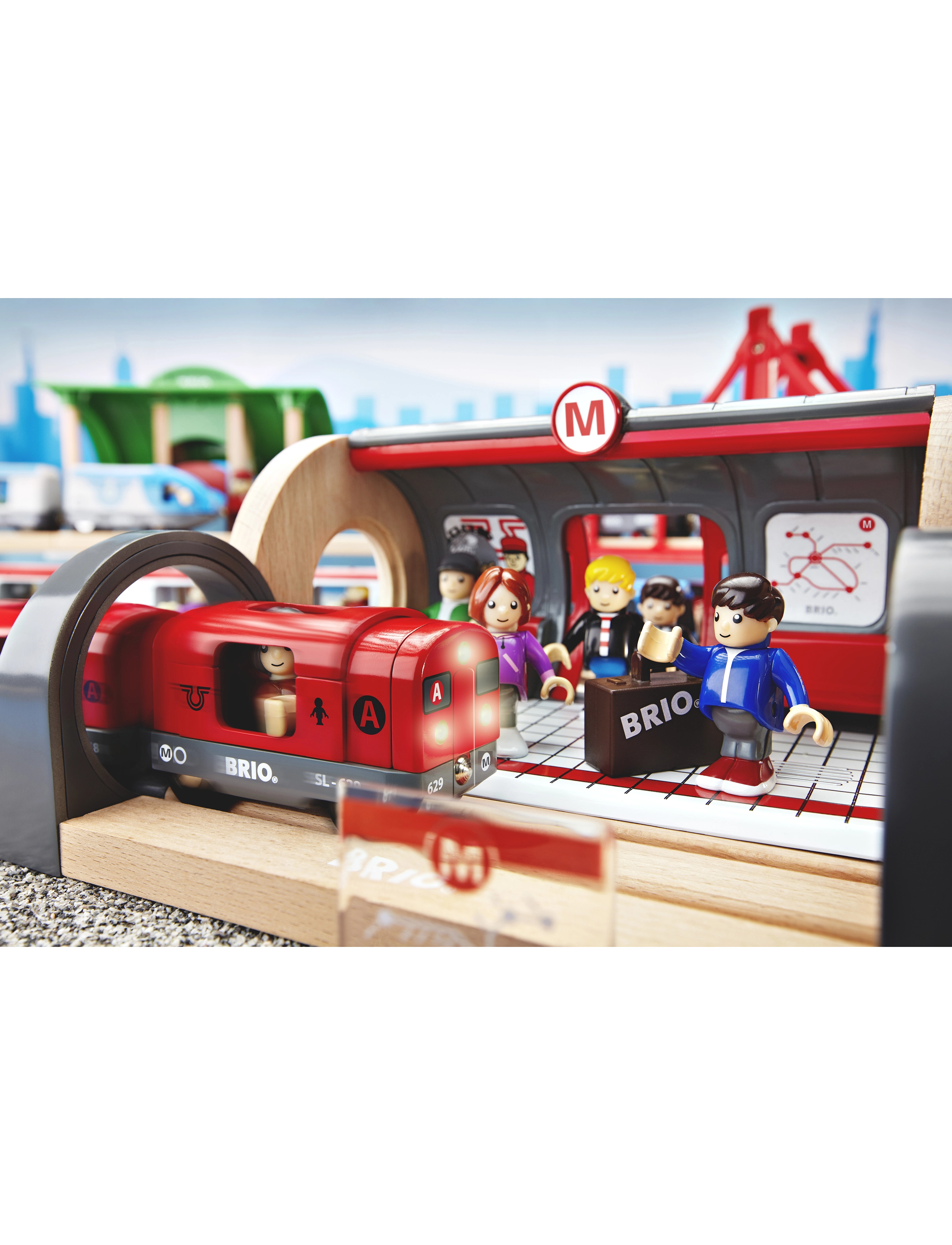 BRIO - Tunnelbaneset - leksaksfordon - multi coloured - 5
