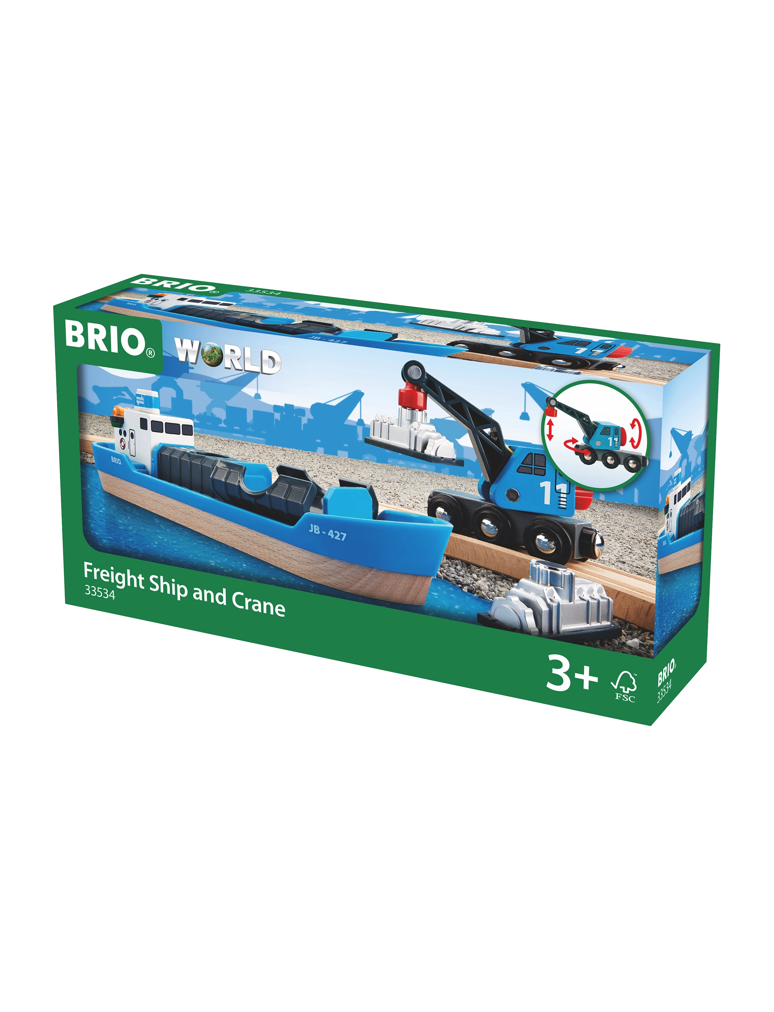 BRIO - BRIO 33534 Containerskib - både - multi coloured - 2