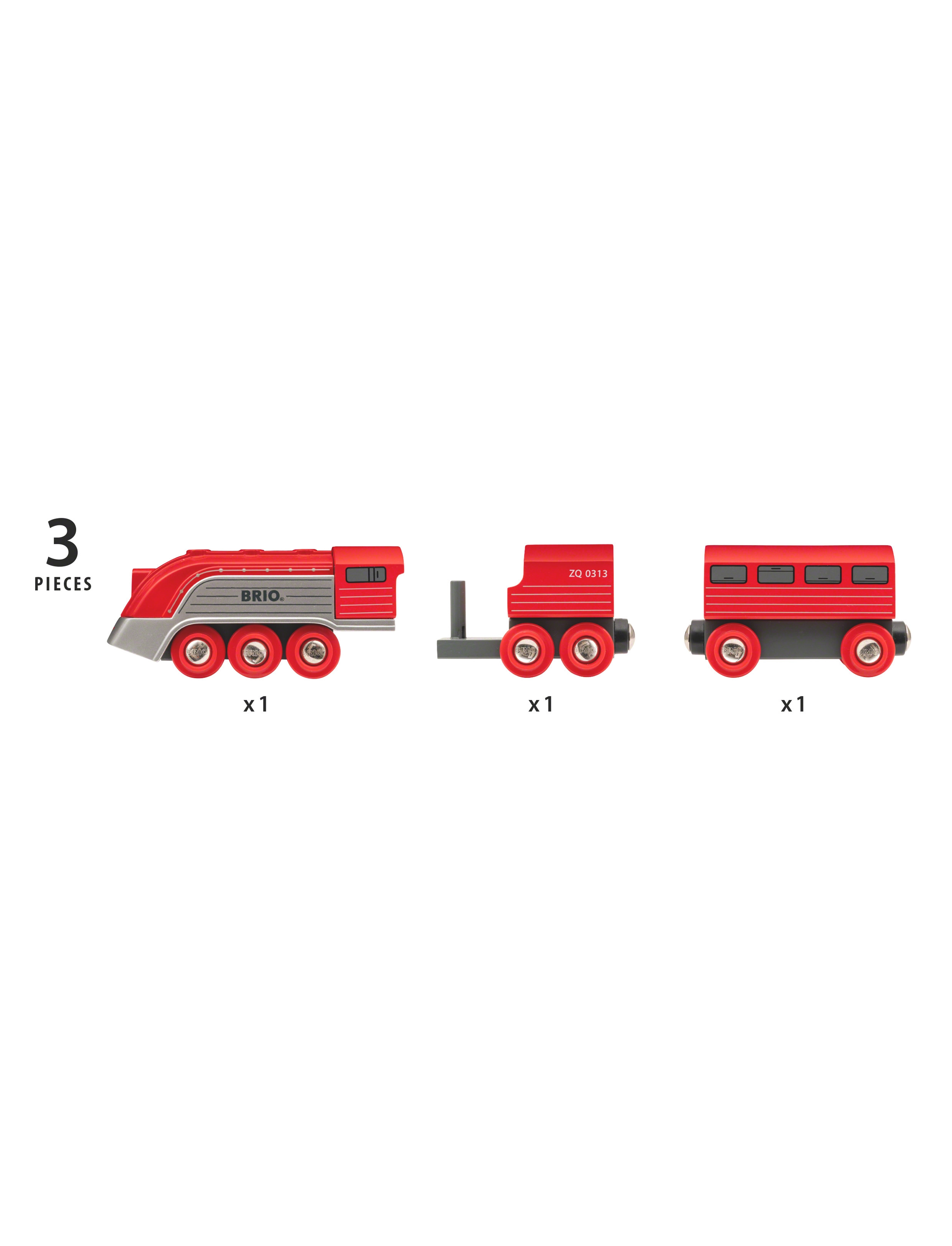 BRIO - BRIO®World Strømlinjeformede tog - tog - multi coloured - 3