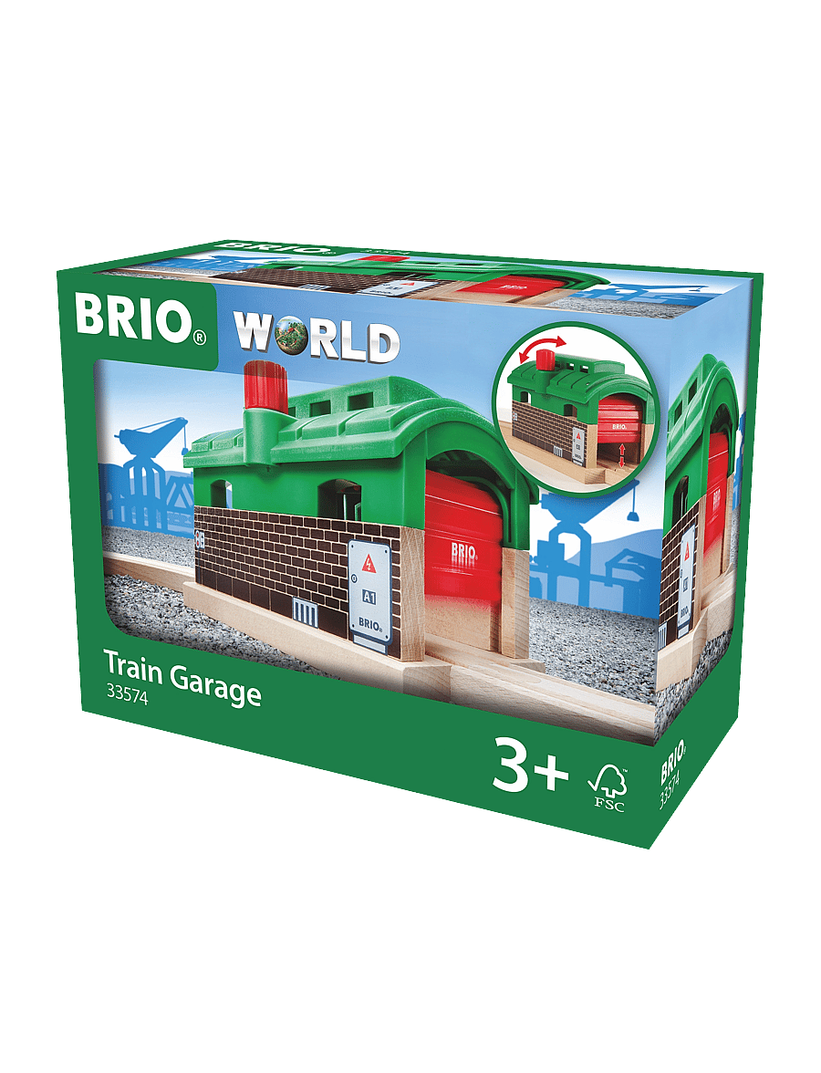 BRIO - BRIO 33574 Toggarage - togbaner - multi coloured - 2