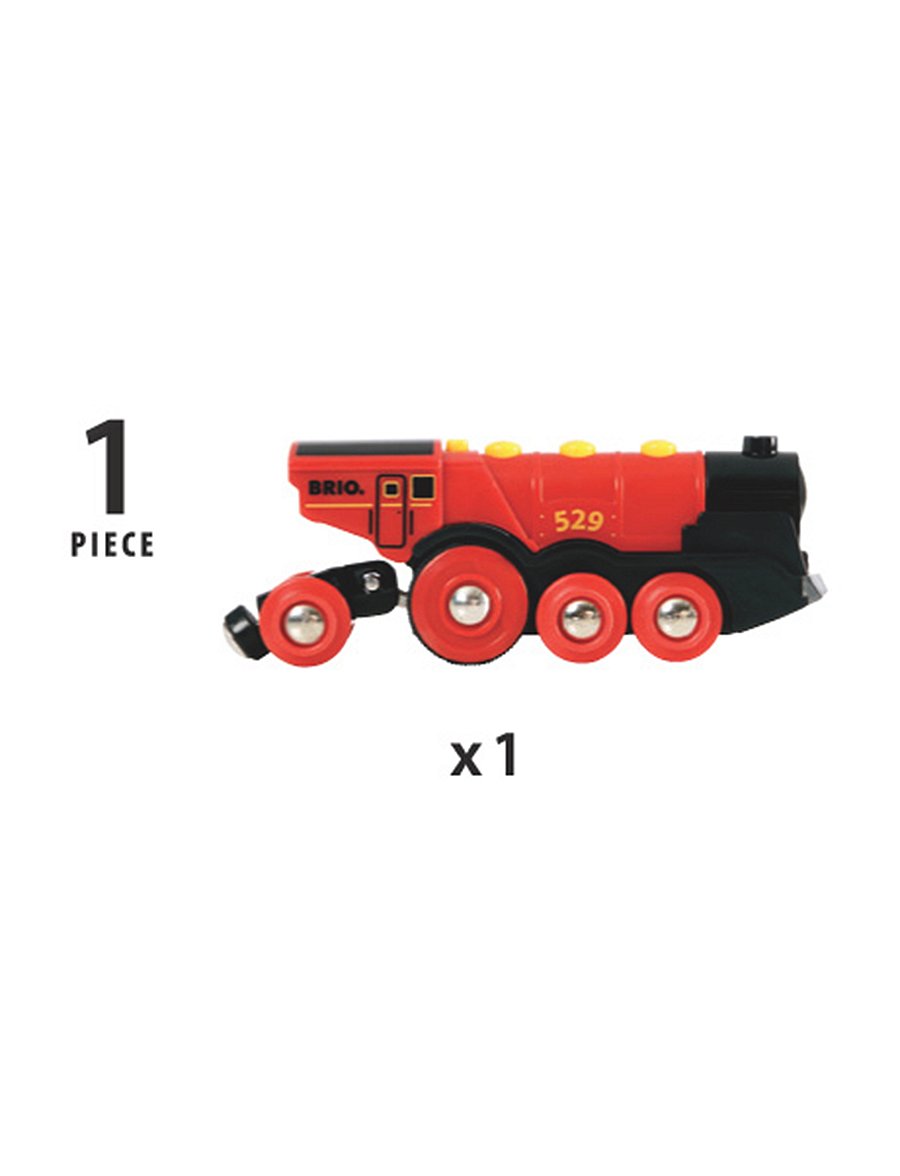 BRIO - BRIO 33592 Stort, rødt lokomotiv, B/O - tog - multi coloured - 4