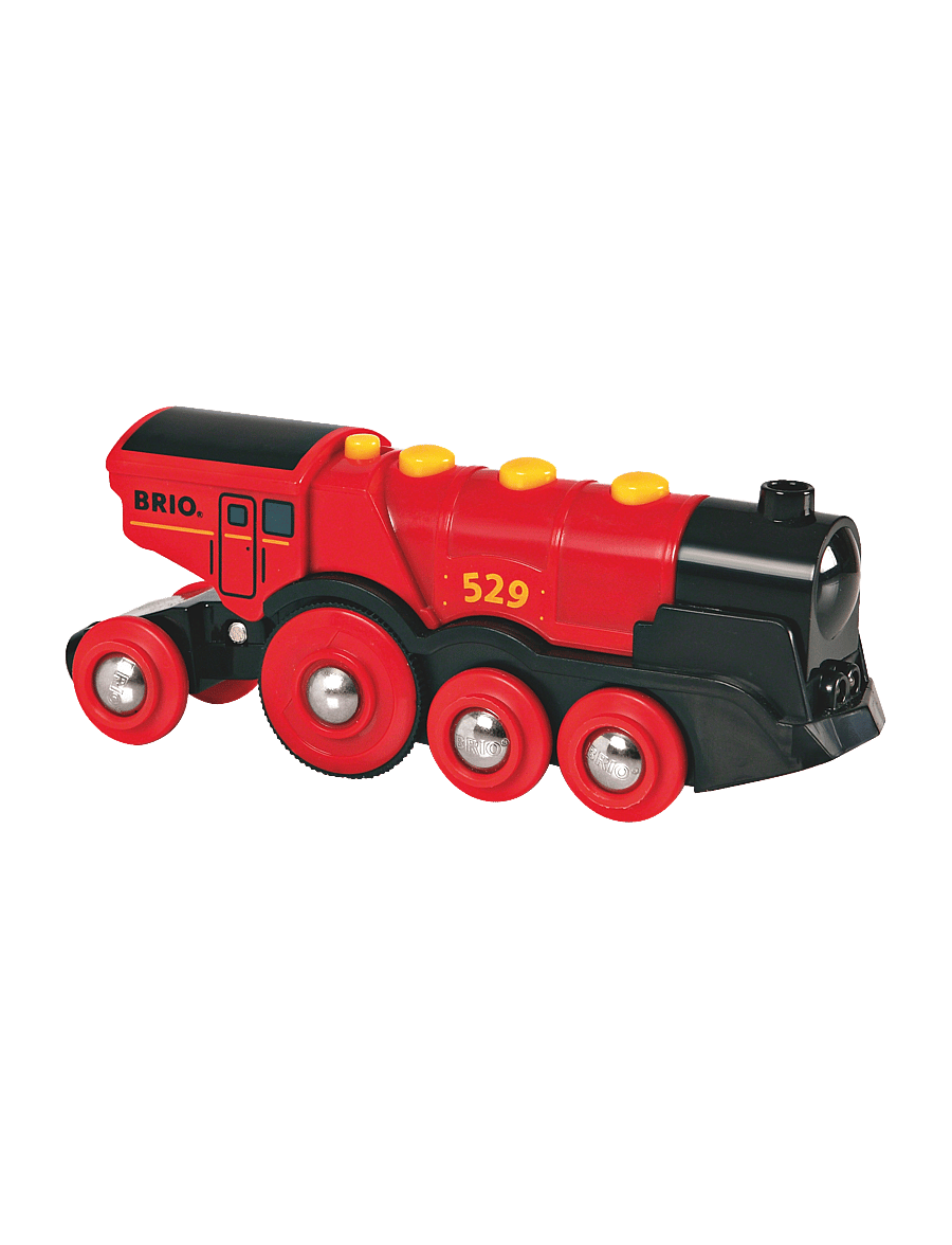 BRIO - BRIO 33592 Stort, rødt lokomotiv, B/O - tog - multi coloured - 3