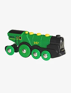 BRIO 33593 Stort, grønt lokomotiv, B/O, BRIO