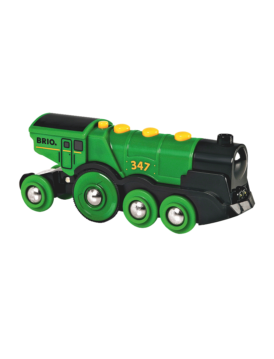 BRIO - Big Green Action Locomotive - lestir - multi coloured - 3