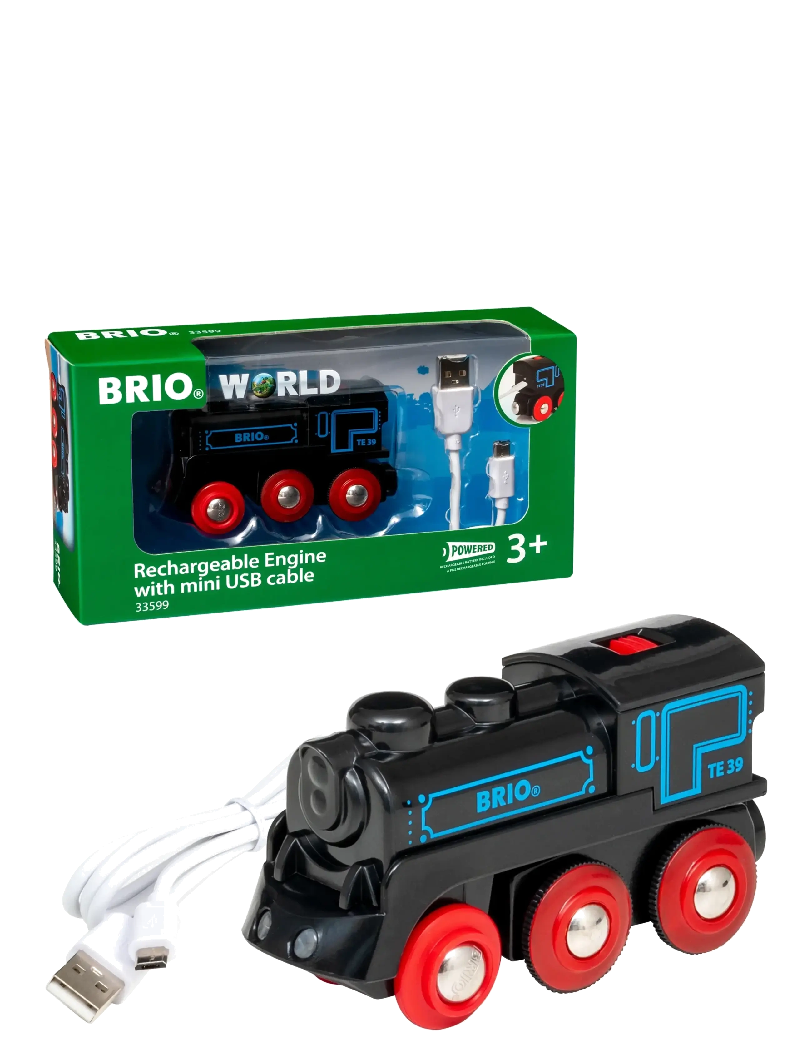 BRIO - Uppladdningsbart Lok 4WD - tåg - multi coloured - 2