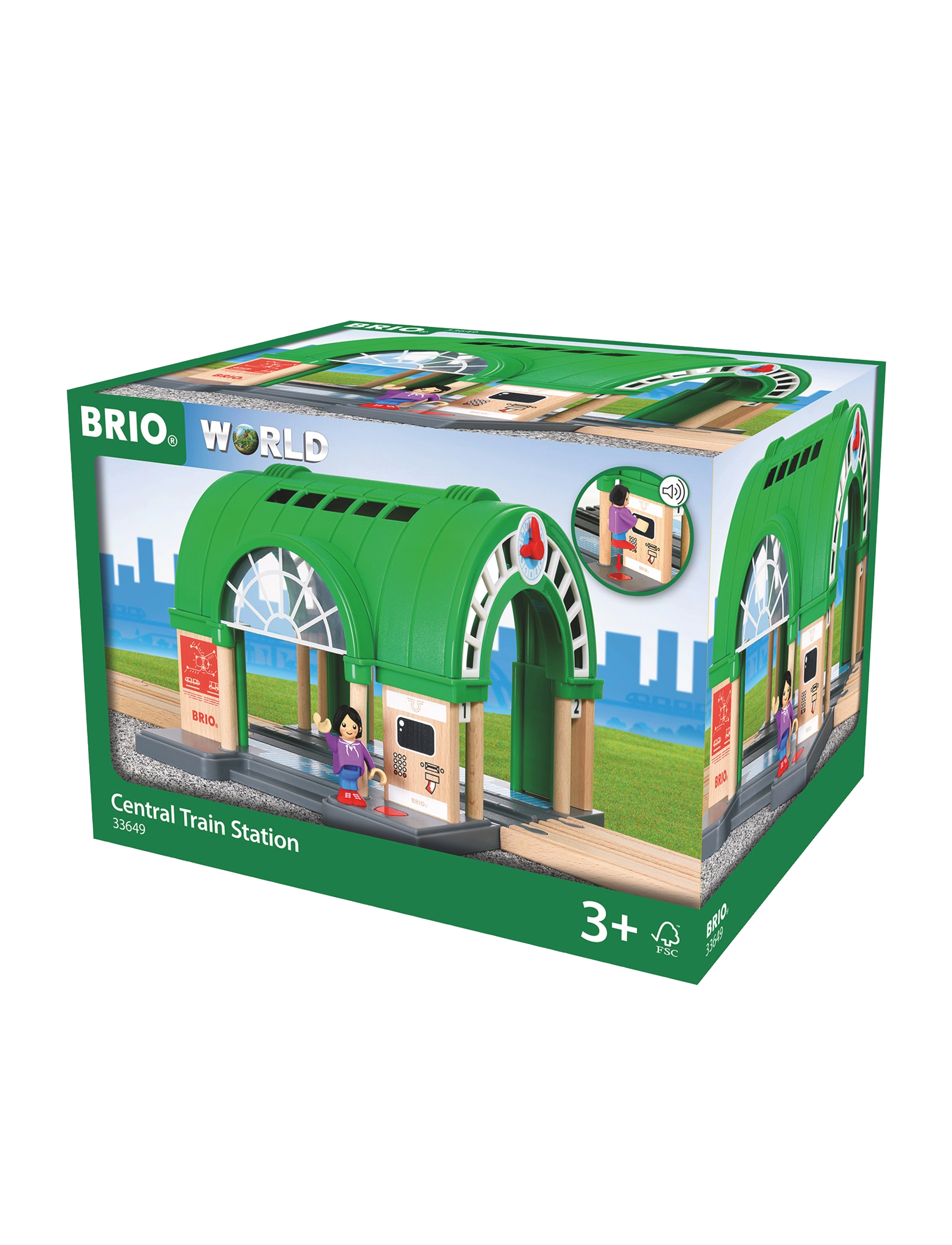 BRIO - BRIO 33649 Togstation - togbaner - multi coloured - 2
