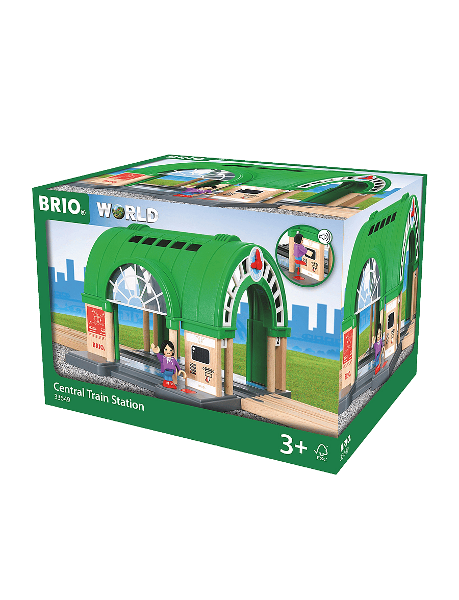 BRIO - BRIO 33649 Togstation - togbaner - multi coloured - 2