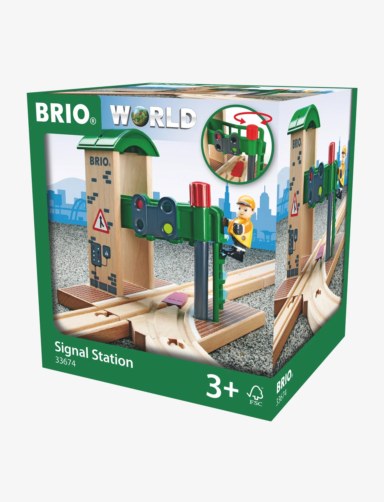 BRIO - BRIO 33674 Signalpost - togbaner - multi coloured - 1