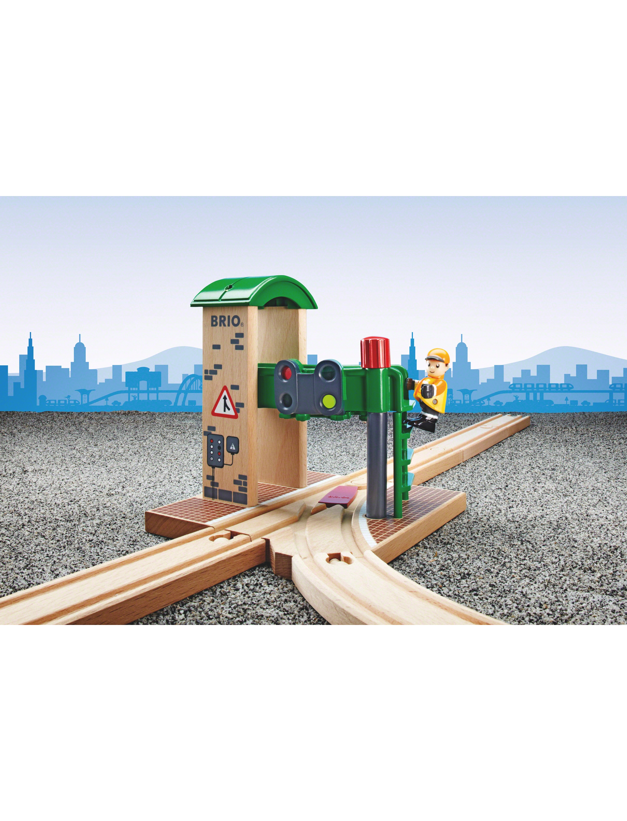 BRIO Brio 33674 Signalpost, One Size, Beige, Legetøjskøretøjer > Togtilbehør, Børn