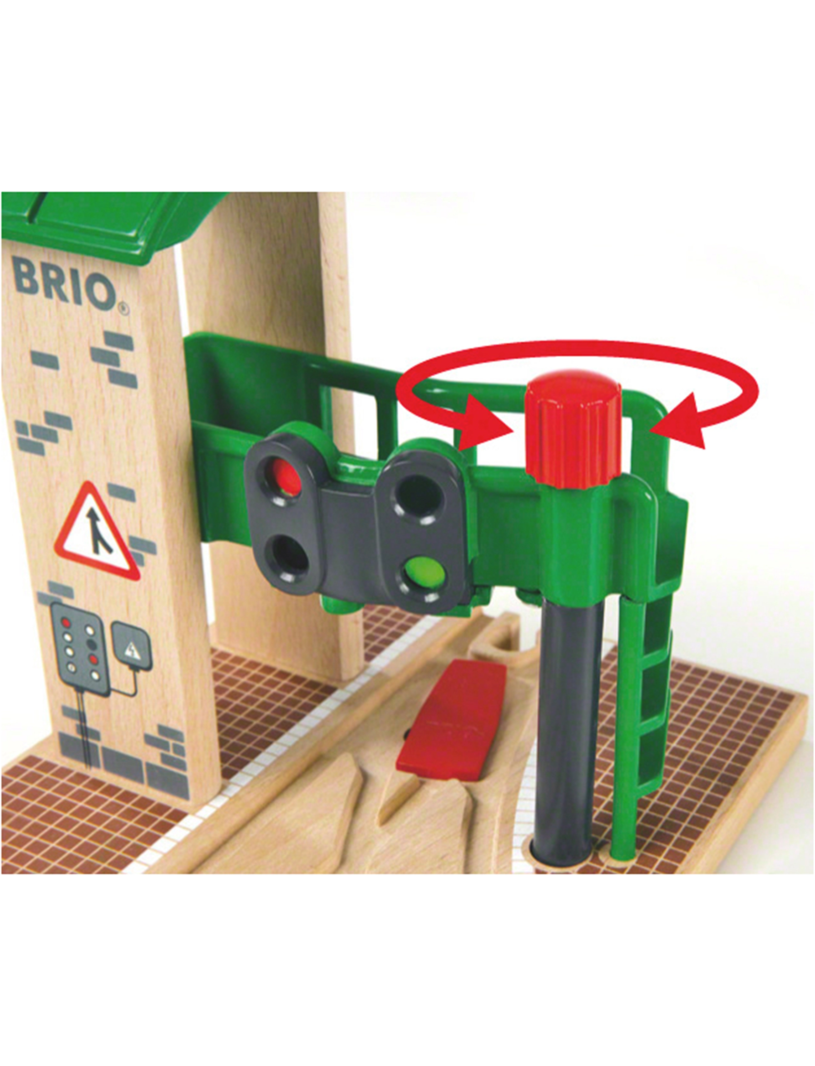 BRIO - BRIO® Stasjon m/signal - togbaner - multi coloured - 3