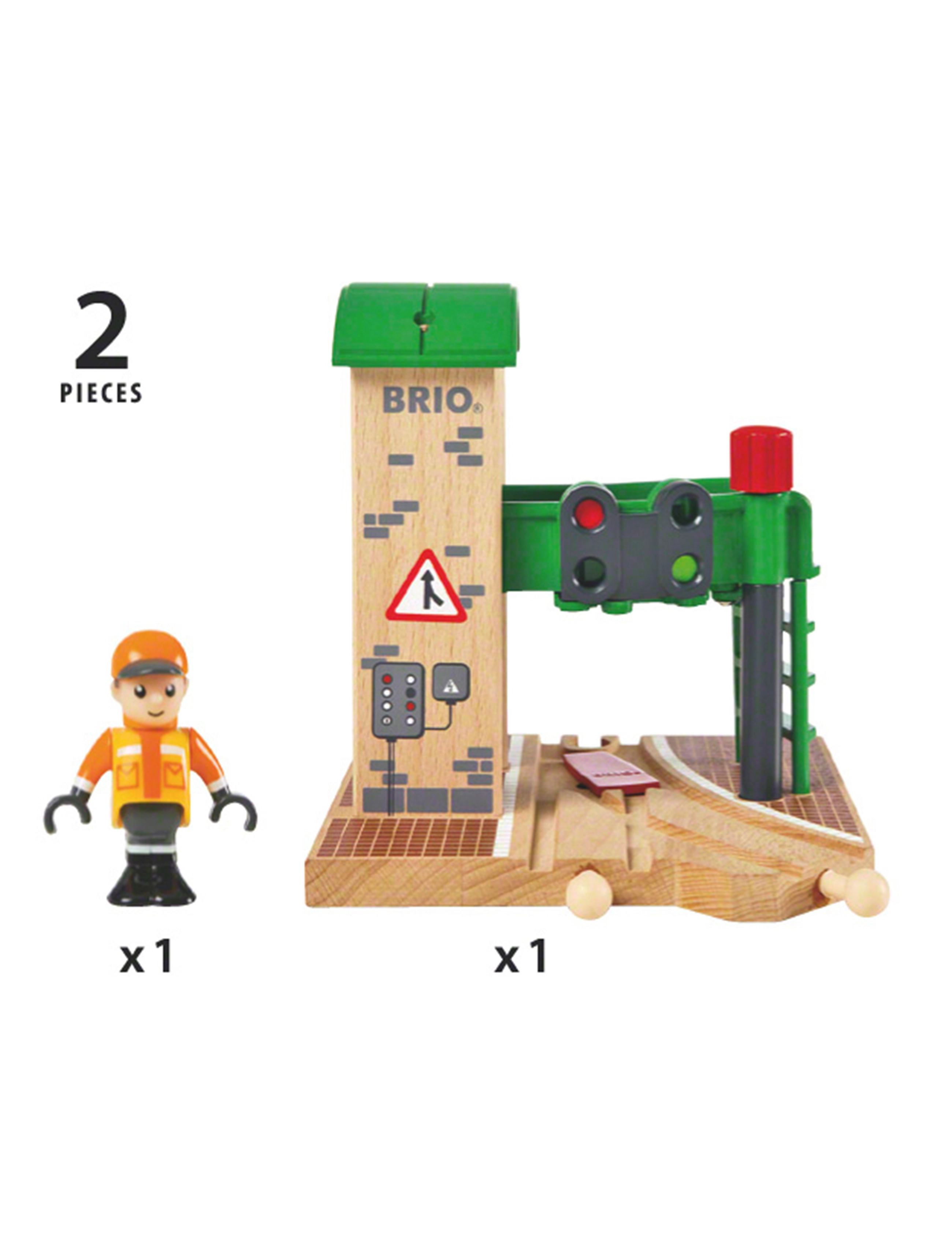 BRIO - BRIO® Stasjon m/signal - togbaner - multi coloured - 4