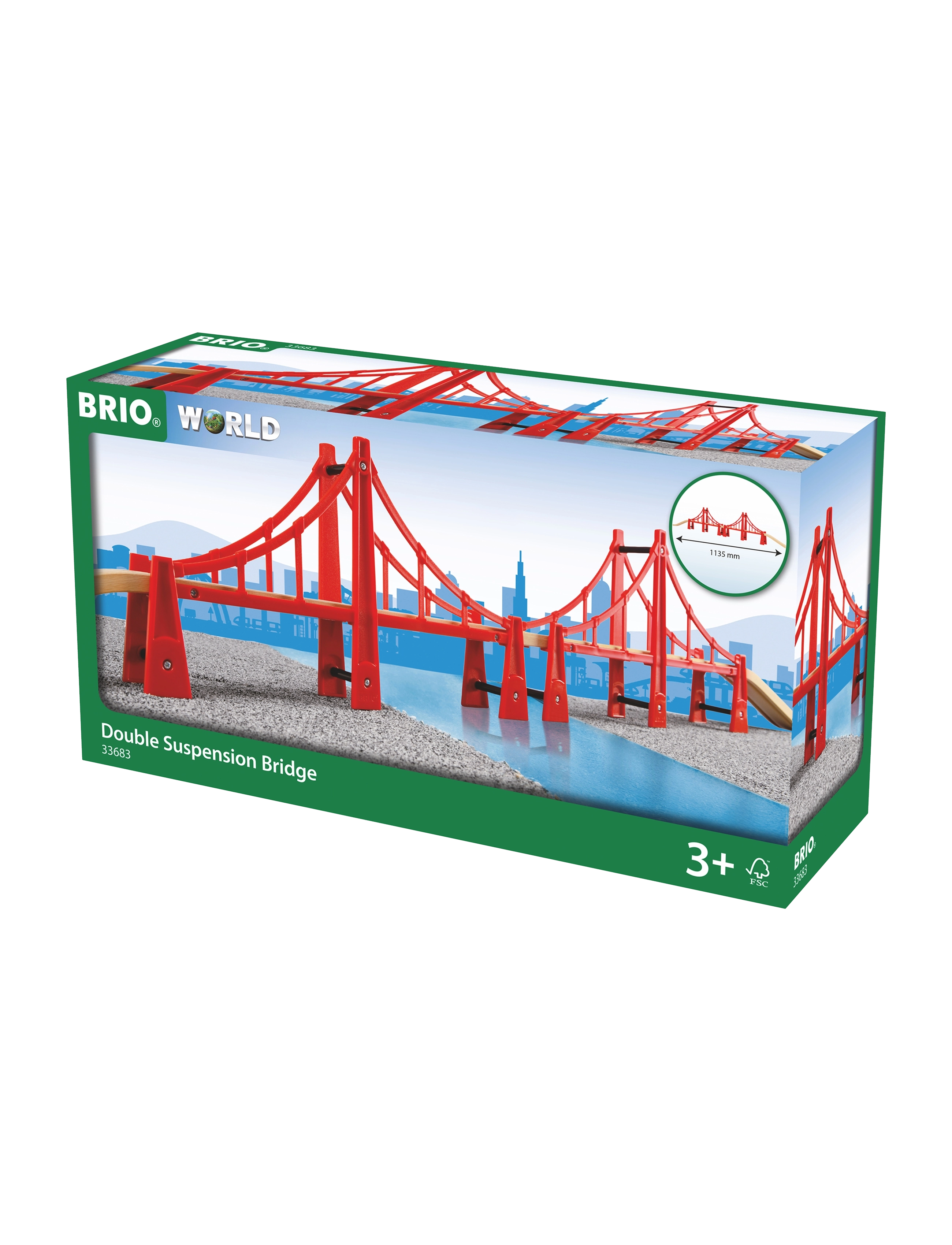BRIO - BRIO 33683 Hængebro, lang - togbaner - multi coloured - 2