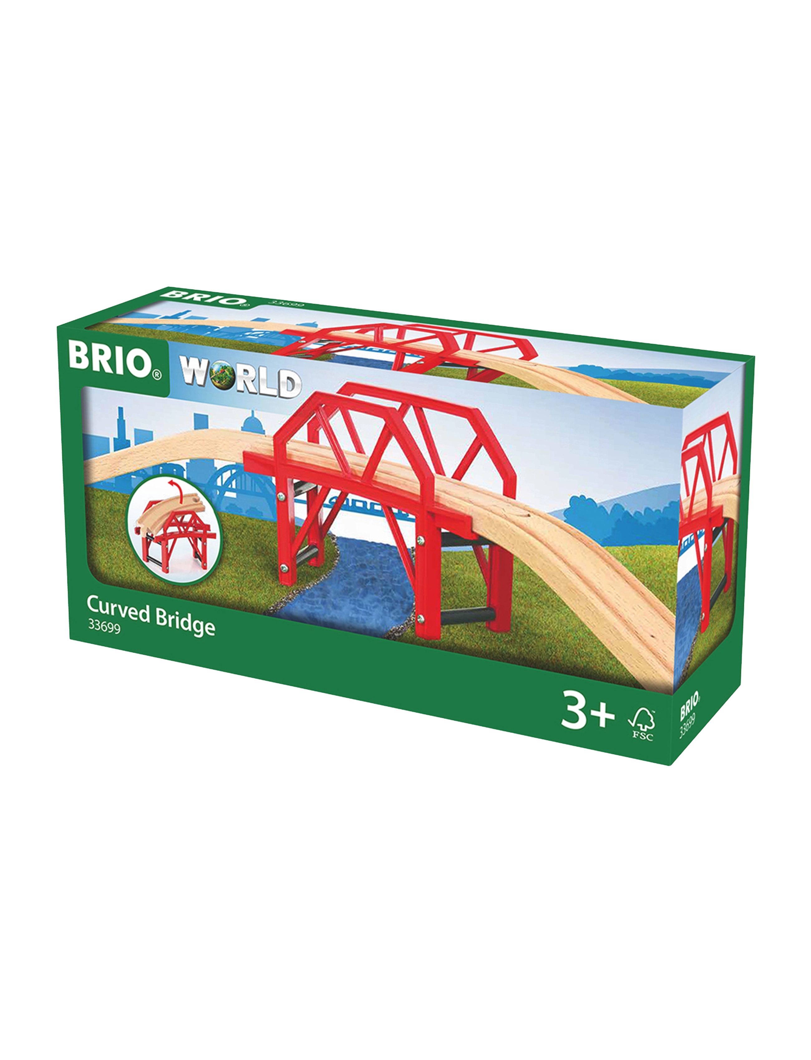 BRIO - BRIO 33699 Bro med opfartsskinner - togbaner - multi coloured - 2