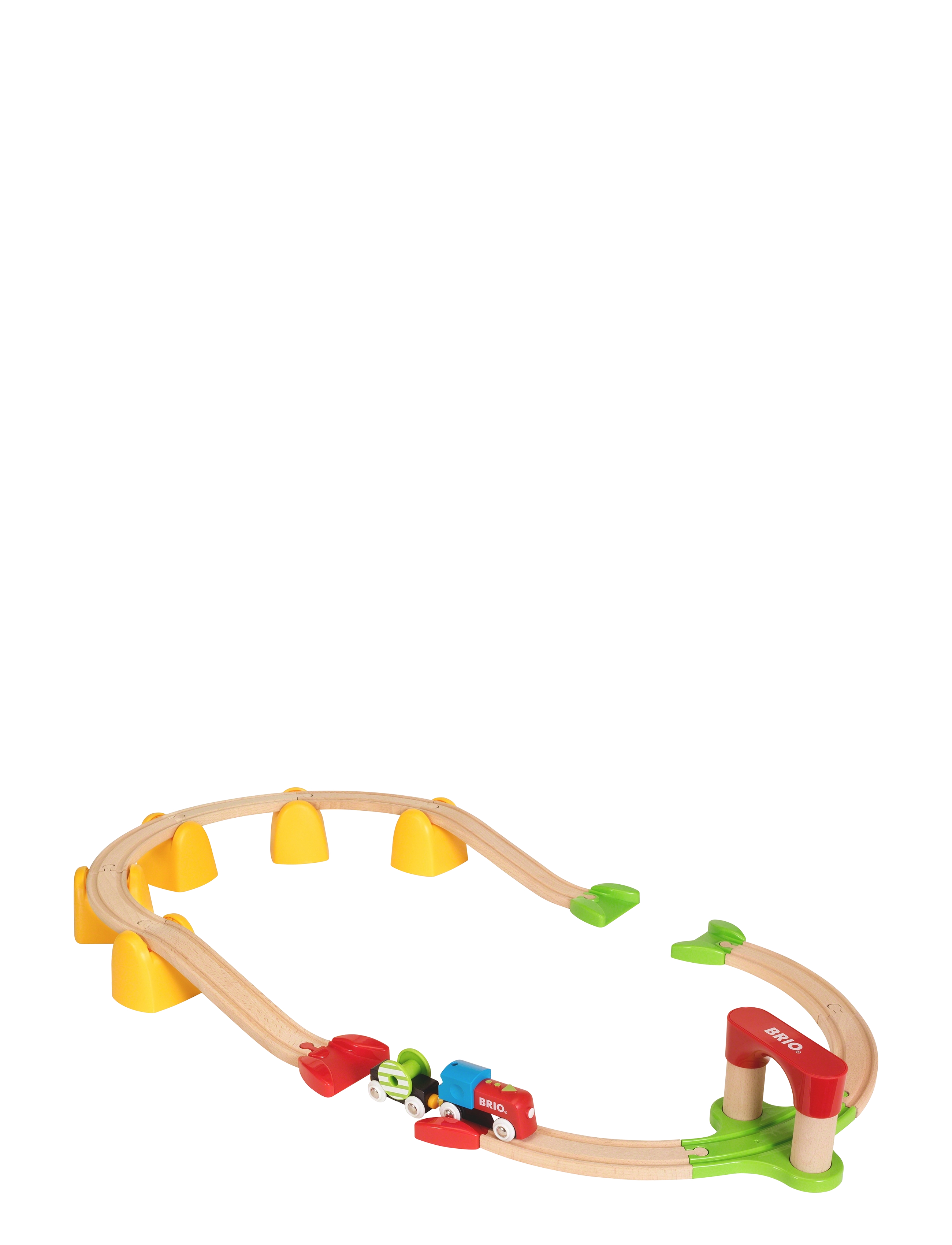 BRIO - BRIO® Min første B/O togbane, 25 deler - tog - multi coloured - 3