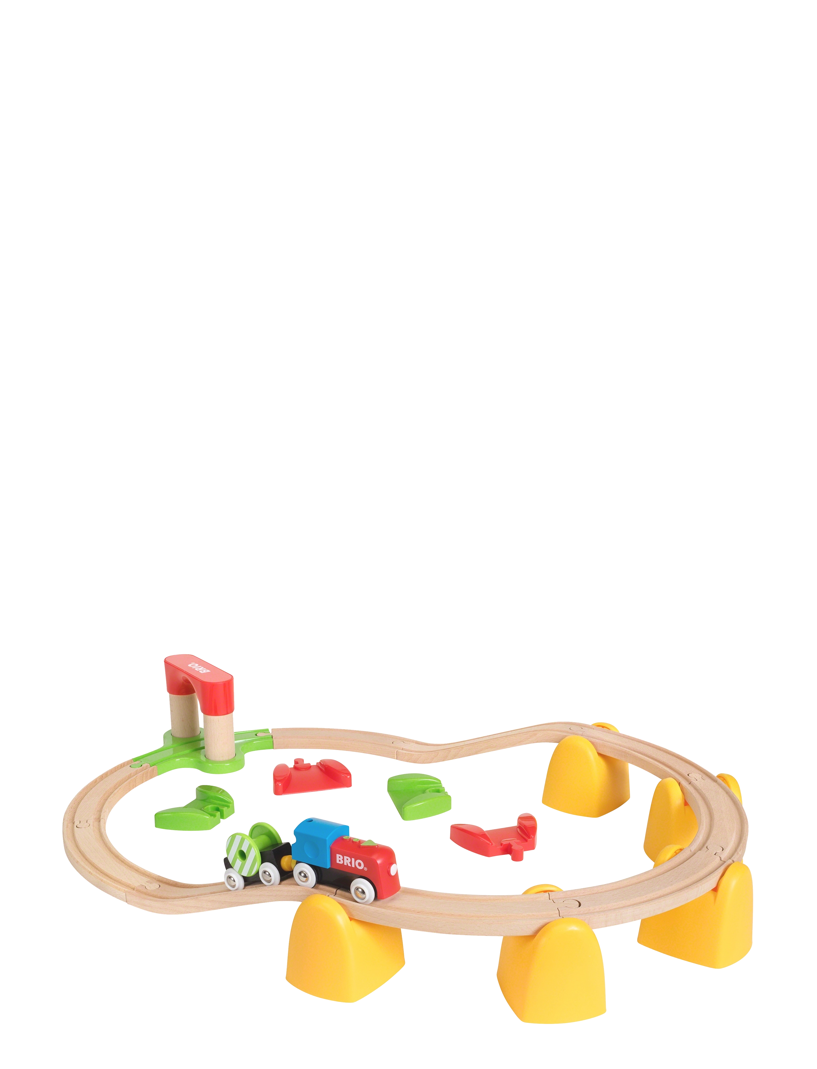 BRIO - BRIO® Min første B/O togbane, 25 deler - tog - multi coloured - 4
