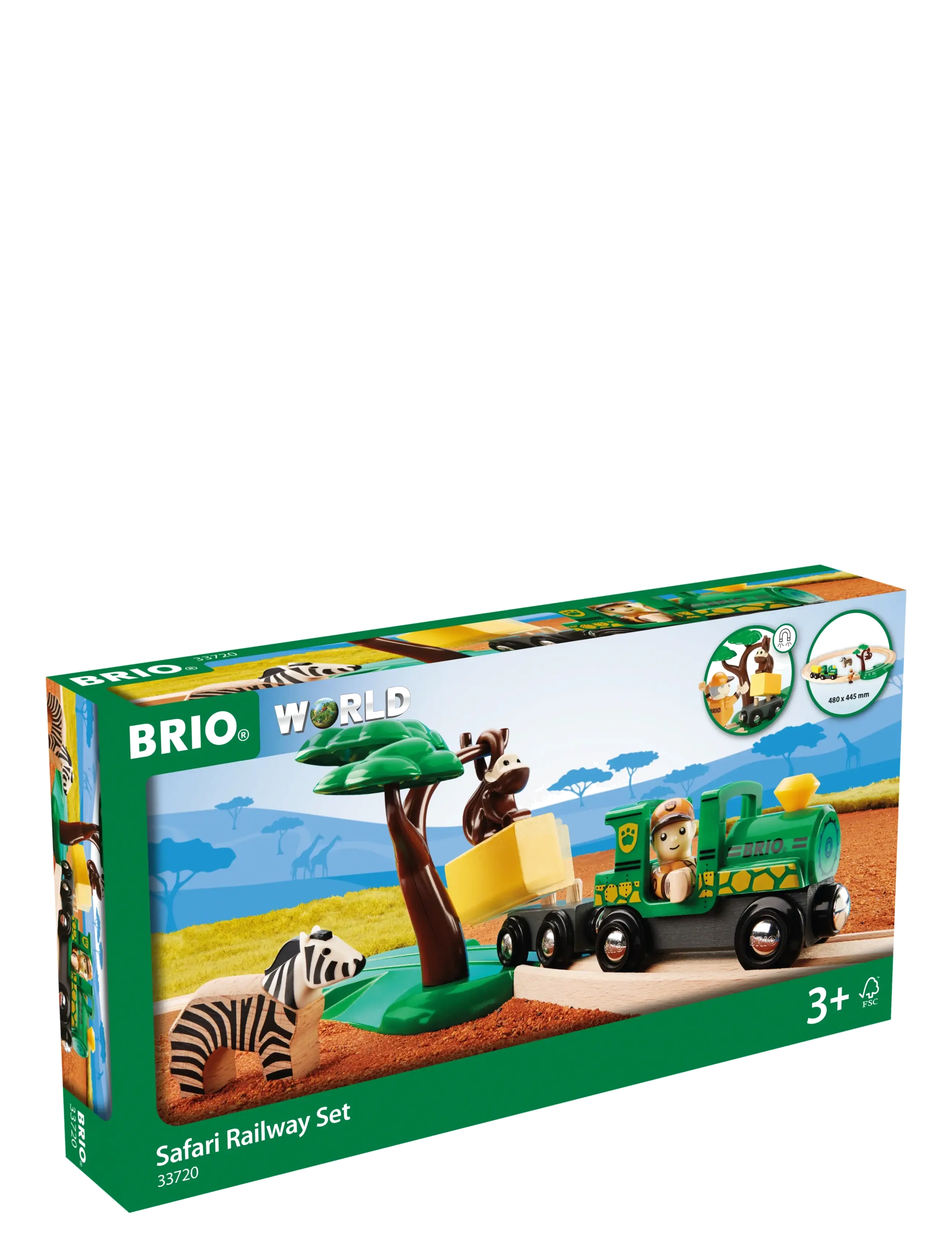 BRIO - BRIO® Togbane Safari 14d - lekesett - multi coloured - 2