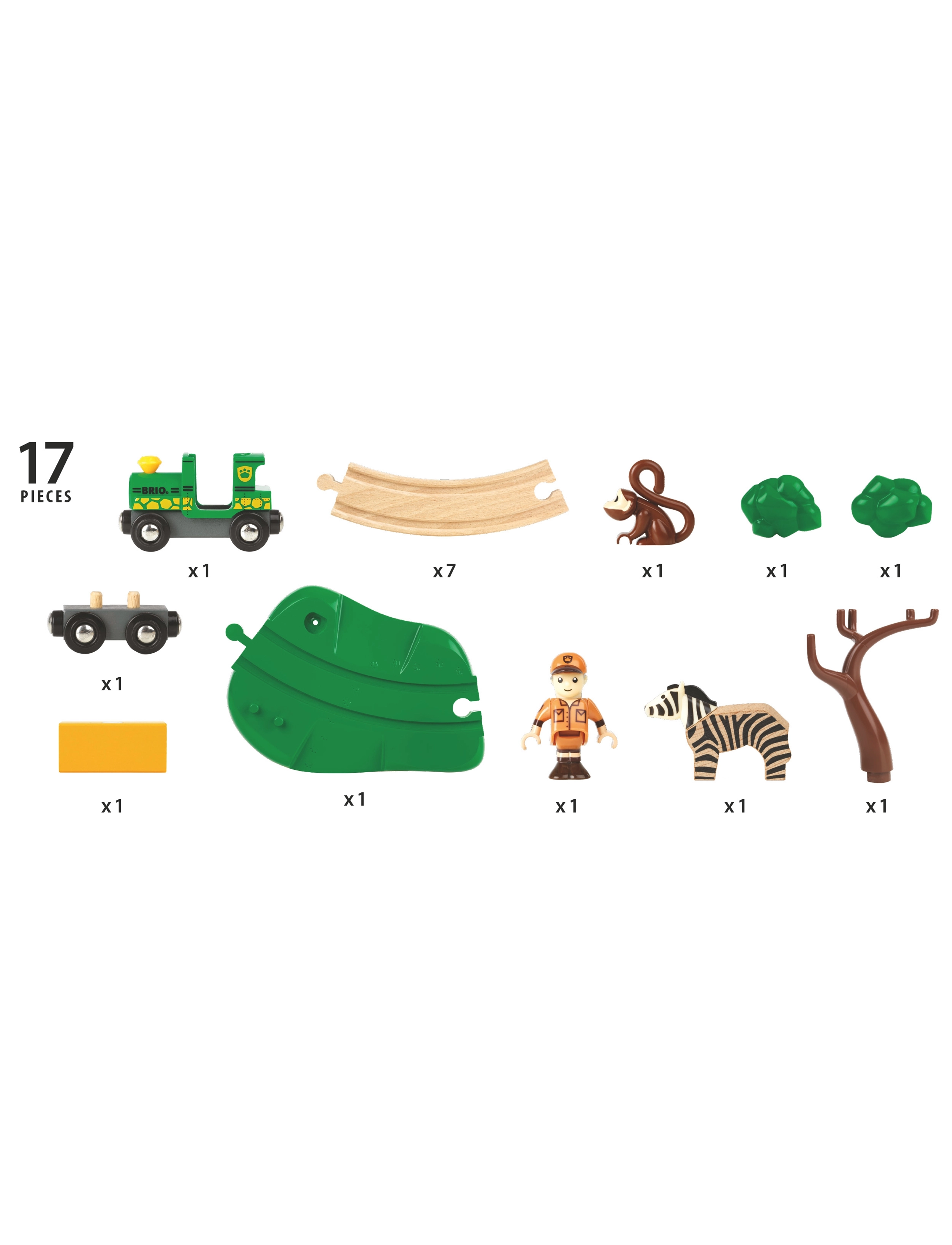 BRIO - BRIO® Togbane Safari 14d - lekesett - multi coloured - 5