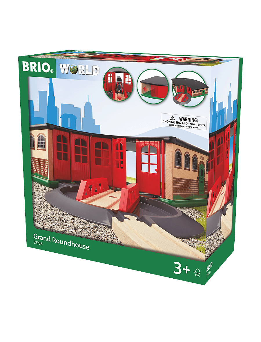 BRIO - Grand Roundhouse - lestarteinar - multi coloured - 2