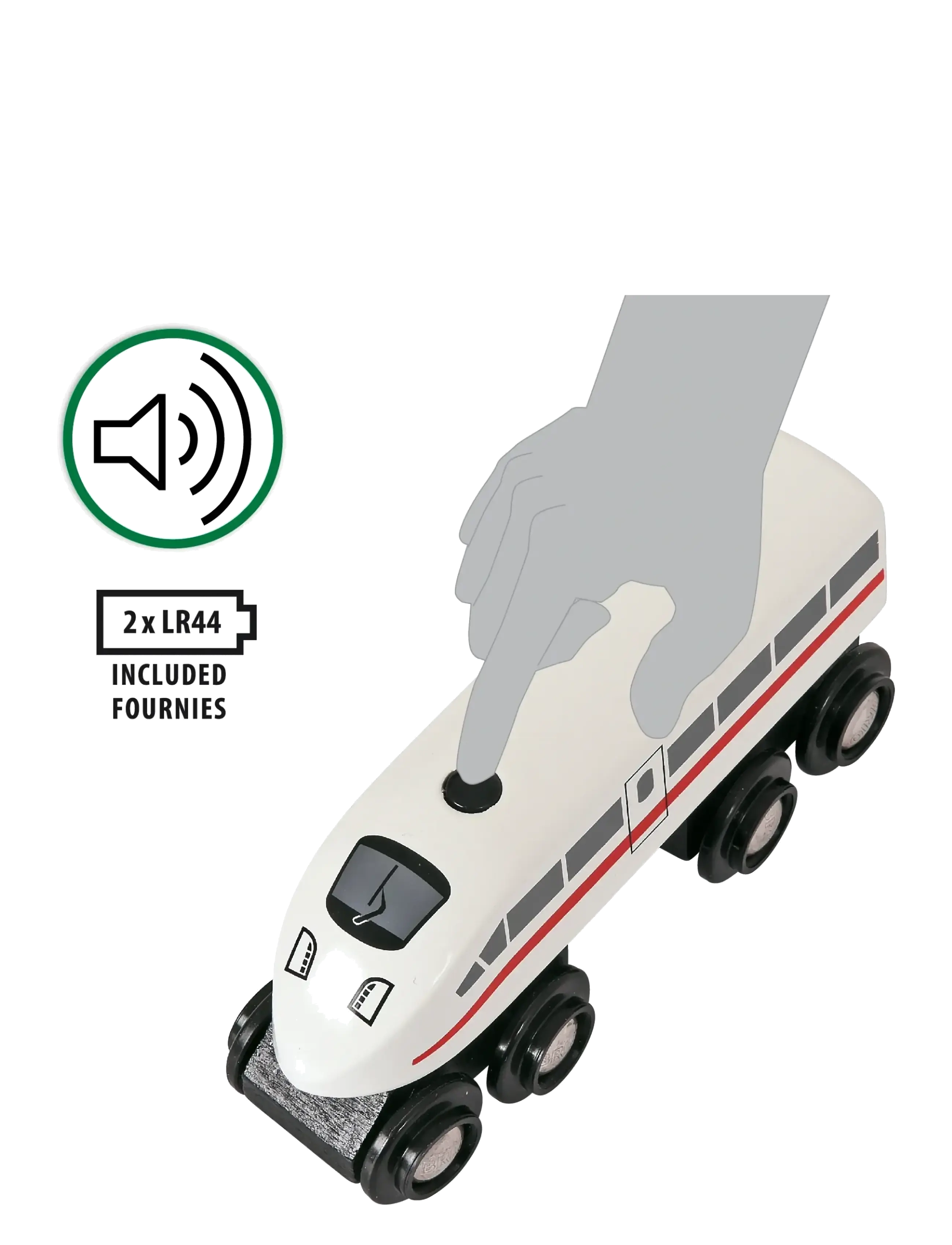 BRIO - High Speed Train - tåg - multi coloured - 2