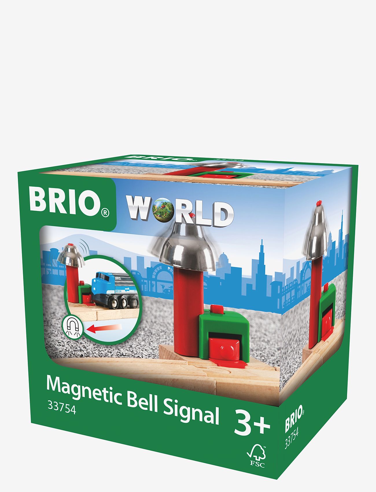 BRIO - Äänisignaali + magneetti - train tracks - multi coloured - 1