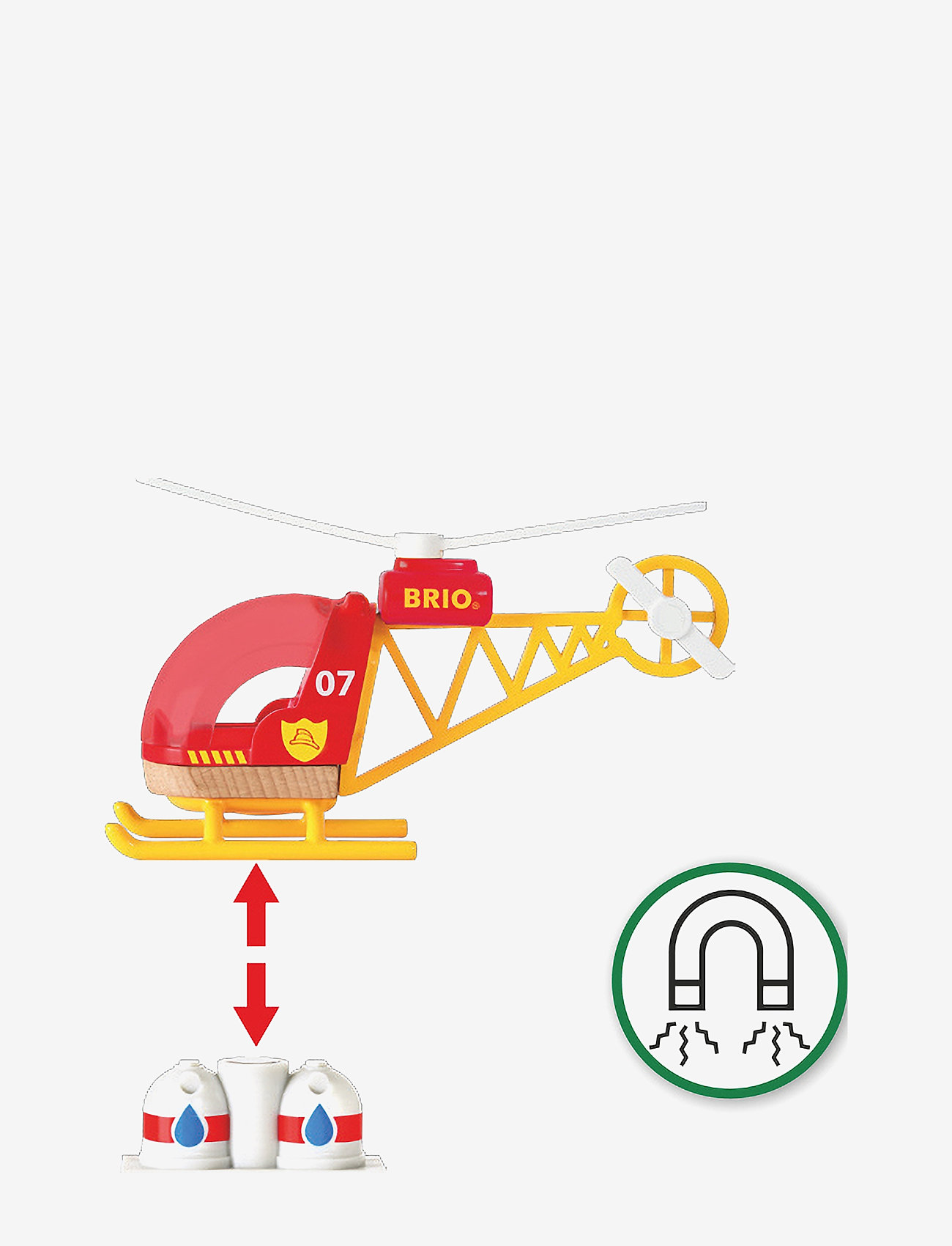 BRIO - BRIO® Brannhelikopter - planes - multi coloured - 2