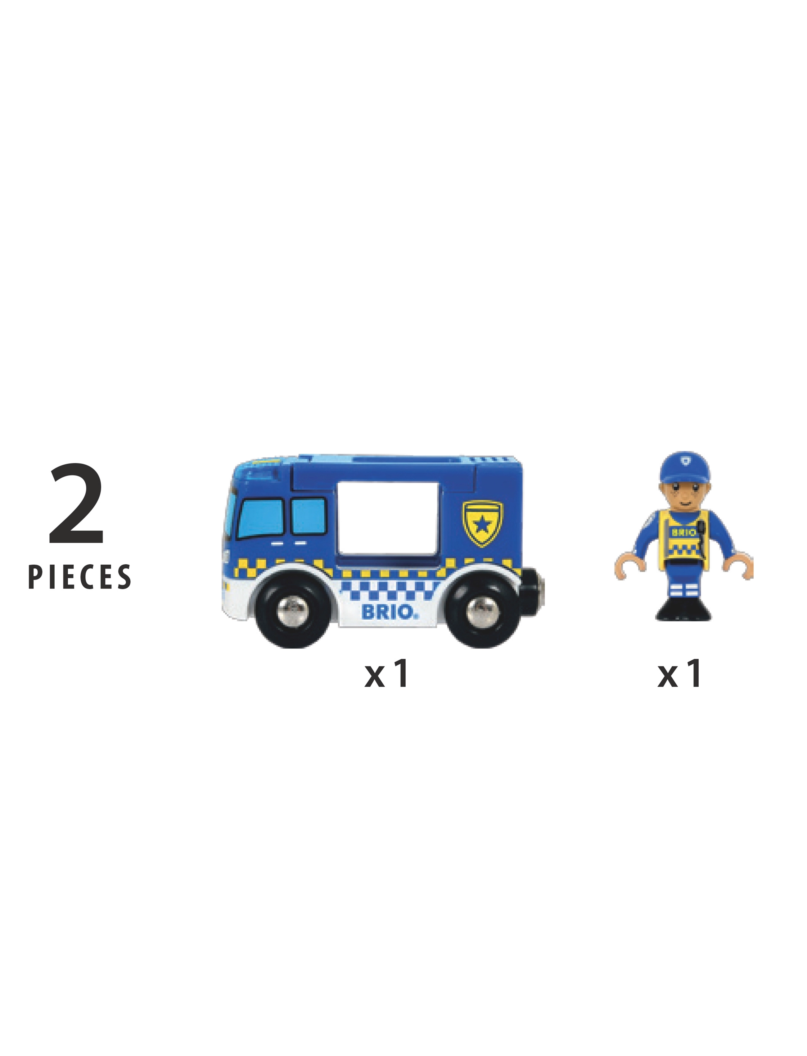 BRIO - Police Van - polisbilar - multi coloured - 3