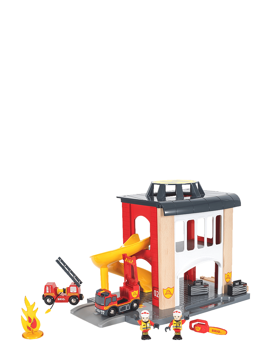 BRIO - BRIO 33833 Brandstation - brandbiler - multi coloured - 1
