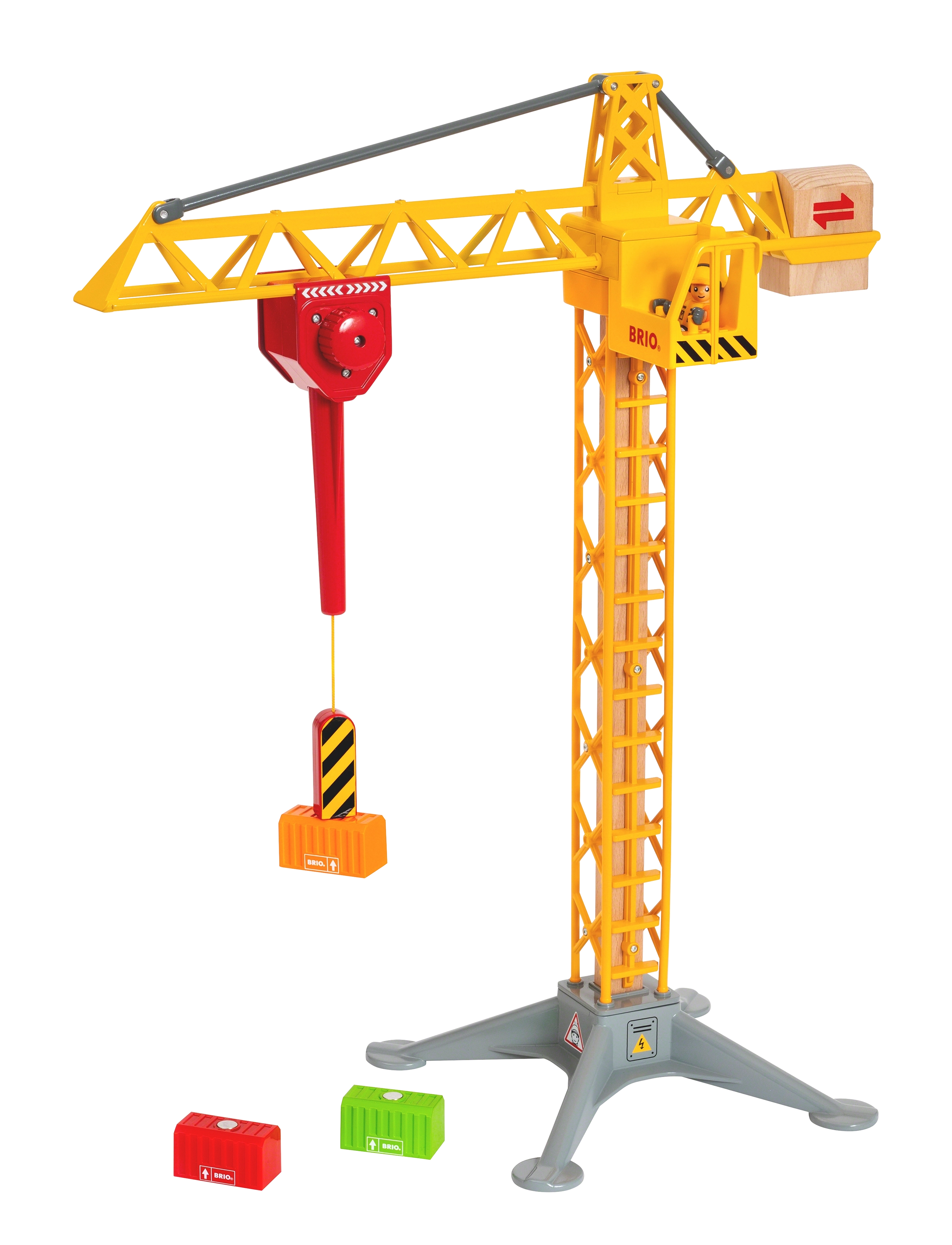 BRIO Byggkran med lampor - 4 for 3 - MULTI COLOURED / multi