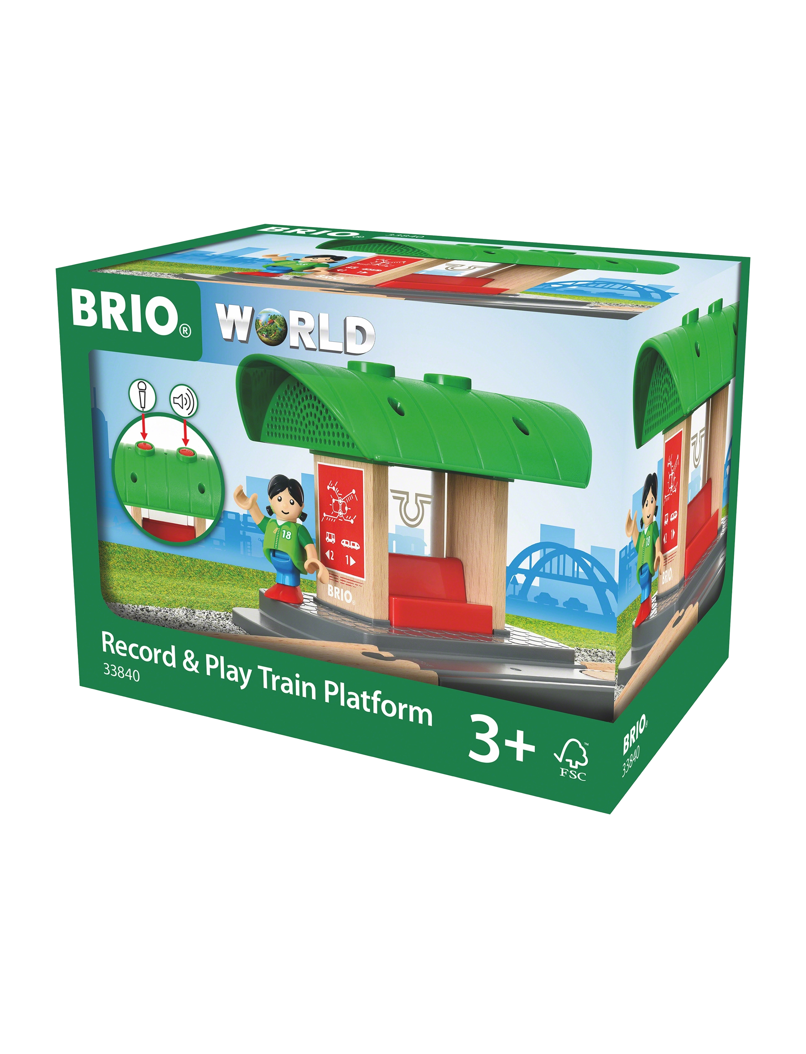 BRIO - Record & Play Tågstation - tågbanor - multi coloured - 2