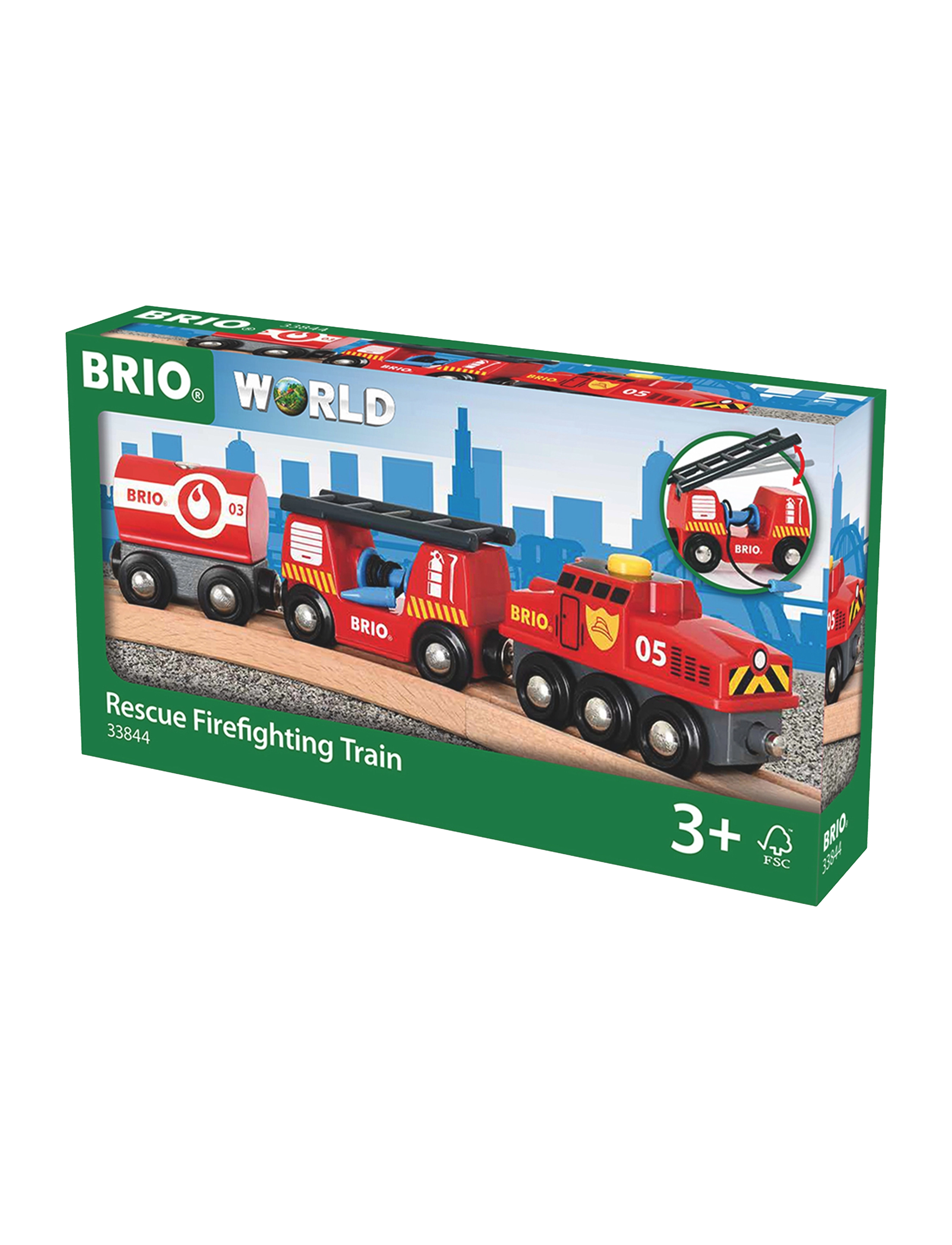 BRIO - BRIO 33844 Redningstog - brandbiler - multi coloured - 2