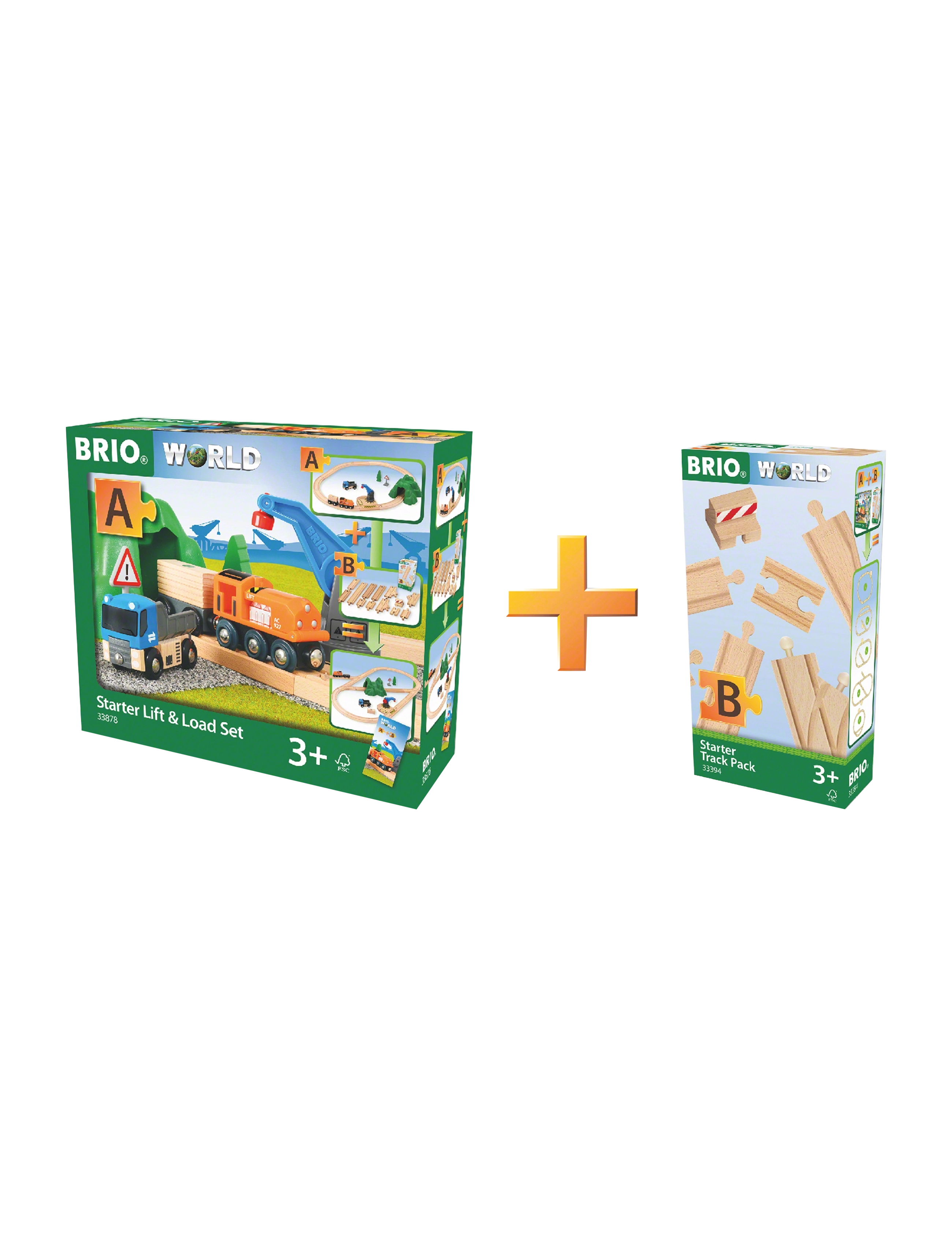 BRIO - BRIO® Togbane med kran - multi coloured - 1
