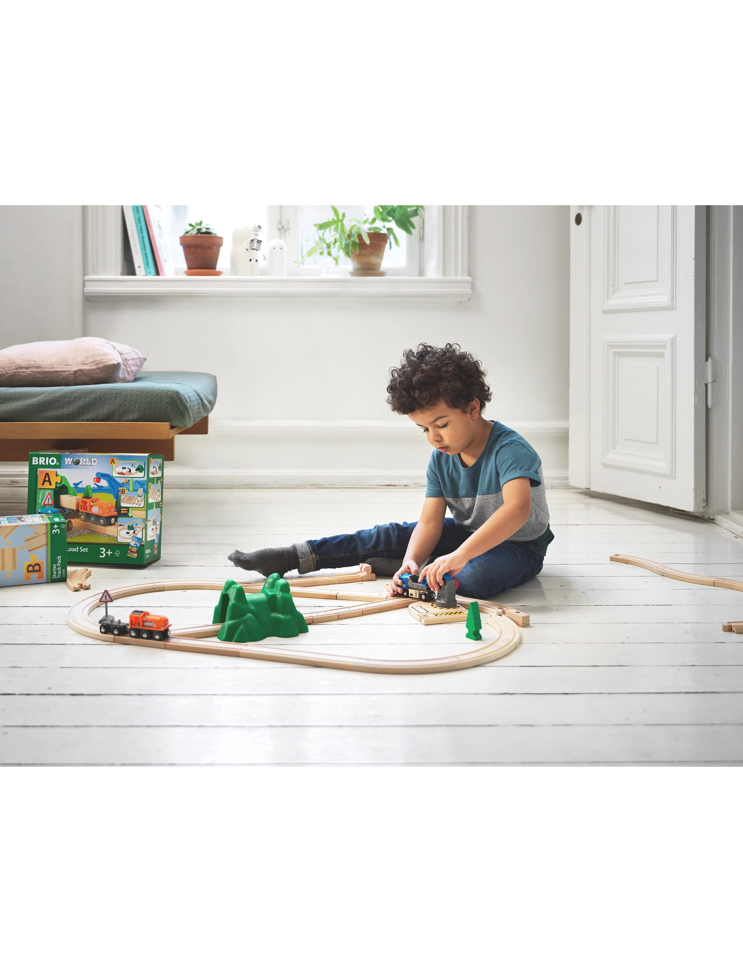 BRIO - BRIO® Togbane med kran - multi coloured - 3