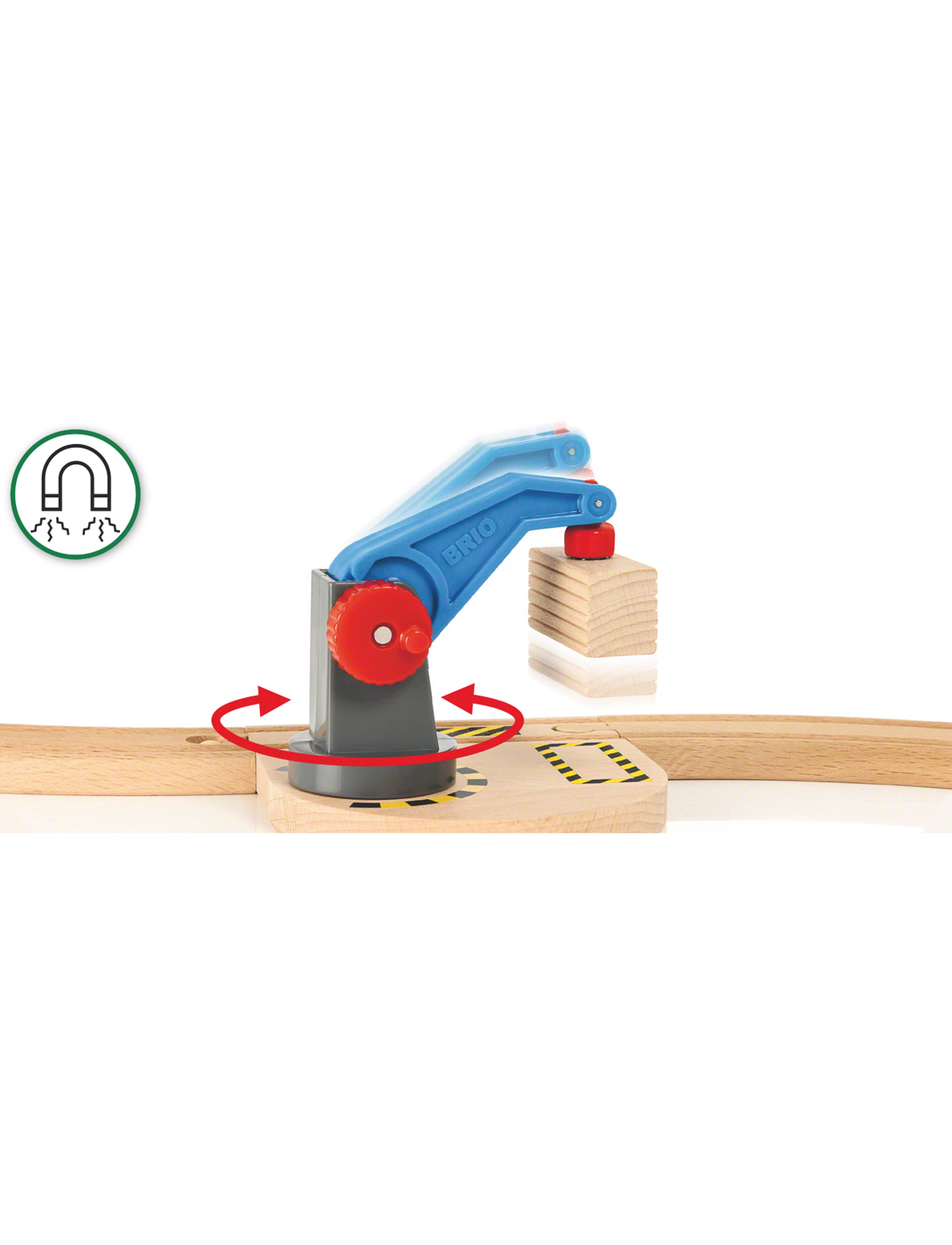 BRIO - BRIO® Togbane med kran - multi coloured - 4