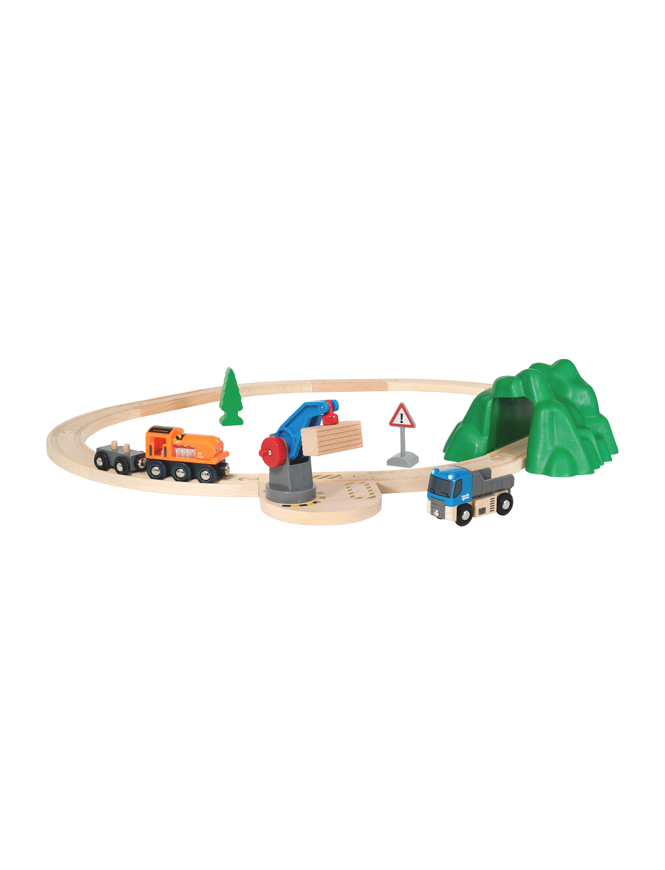 BRIO - BRIO® Togbane med kran - multi coloured - 2