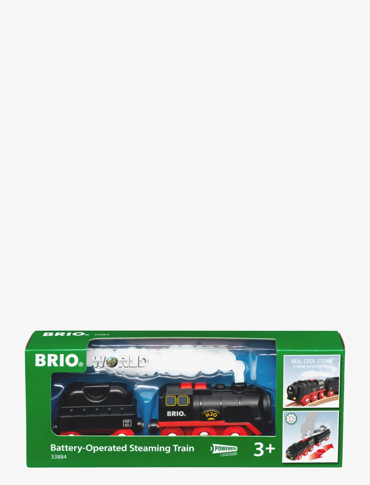 BRIO 33884 Batteridrevet damptog - MULTI COLOURED
