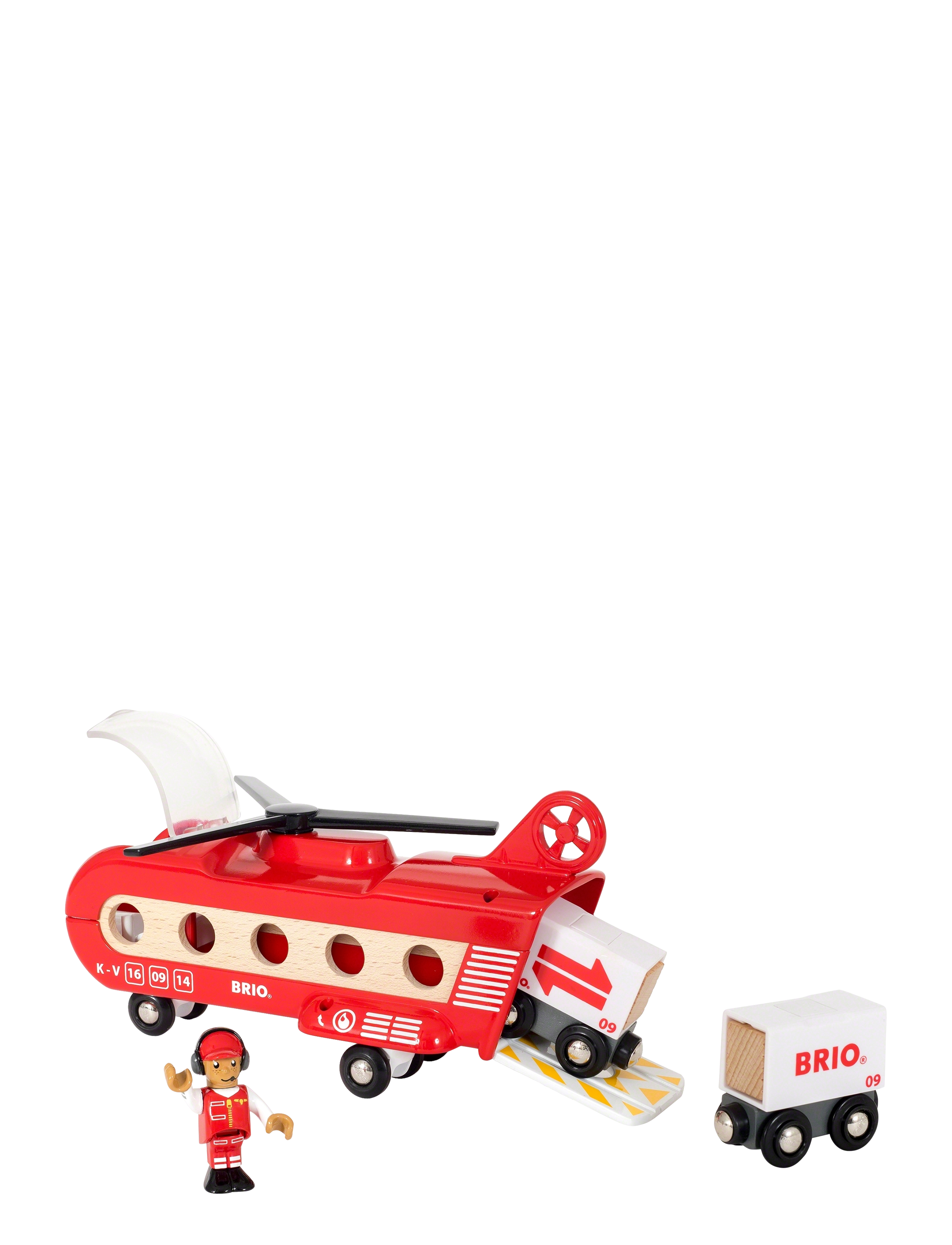 BRIO Brio 33886 Fragthelikopter, One Size, Multi/patterned, Legetøjskøretøjer > Fly, Børn
