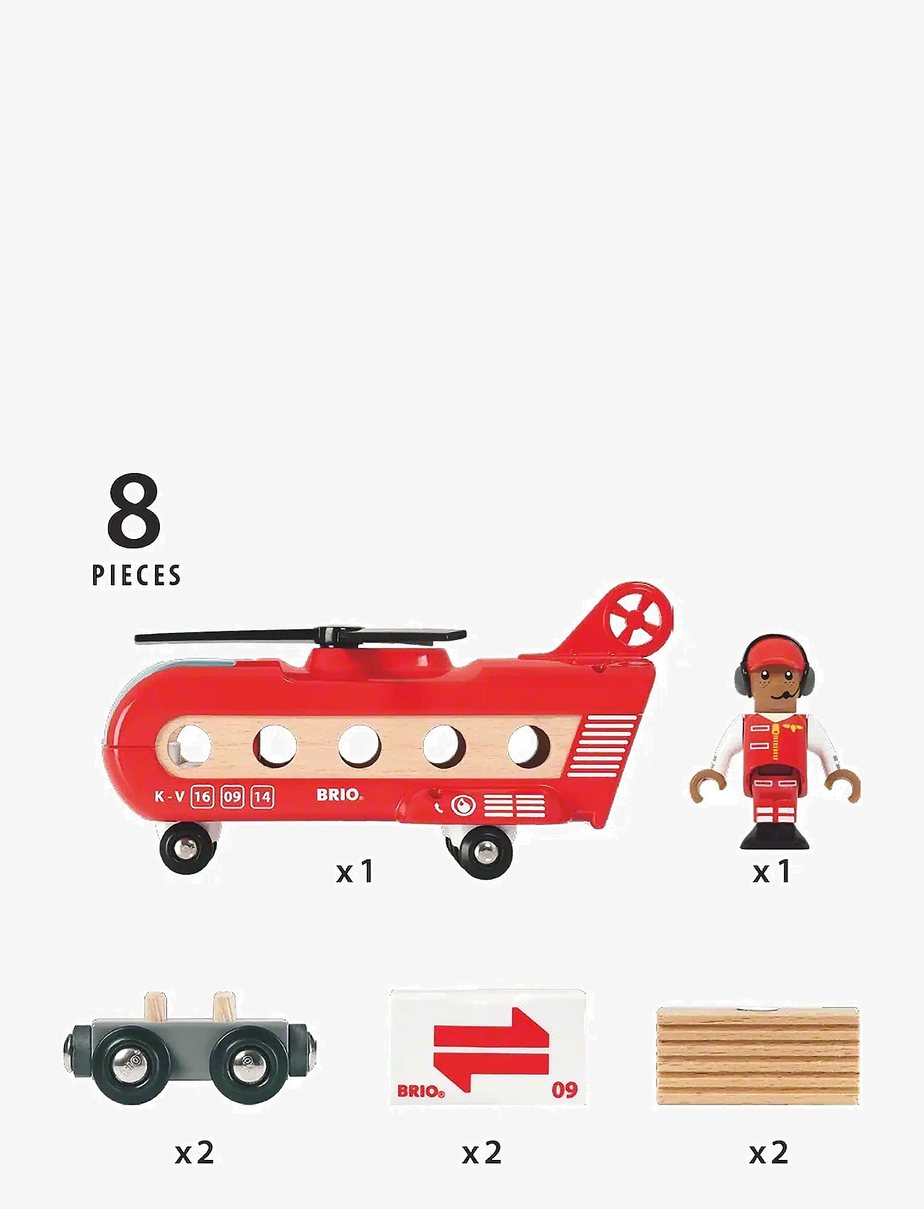 BRIO - Rahtihelikopteri - lentokoneet - multi coloured - 3