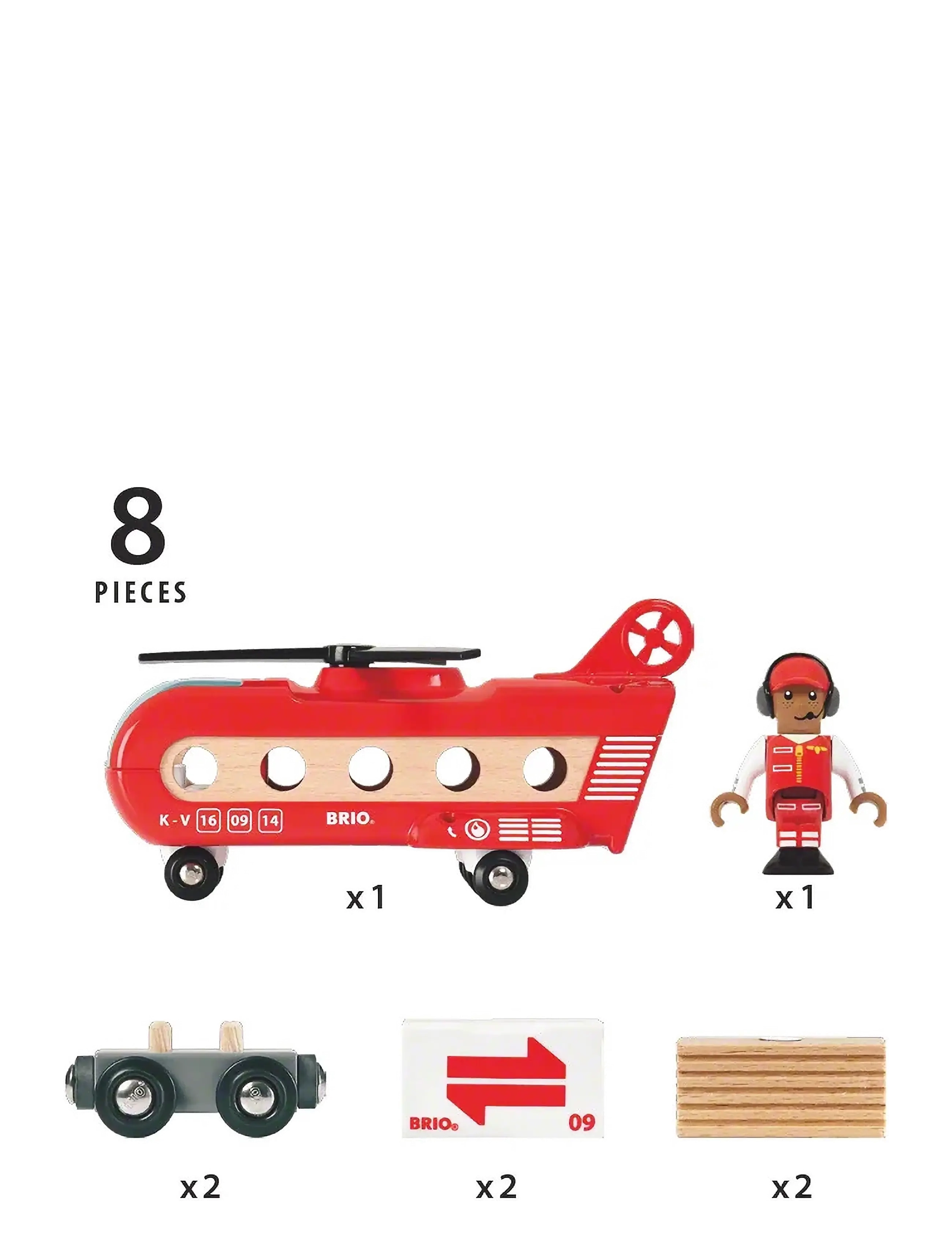 BRIO - Transporthelikopter - flugvélar - multi coloured - 3