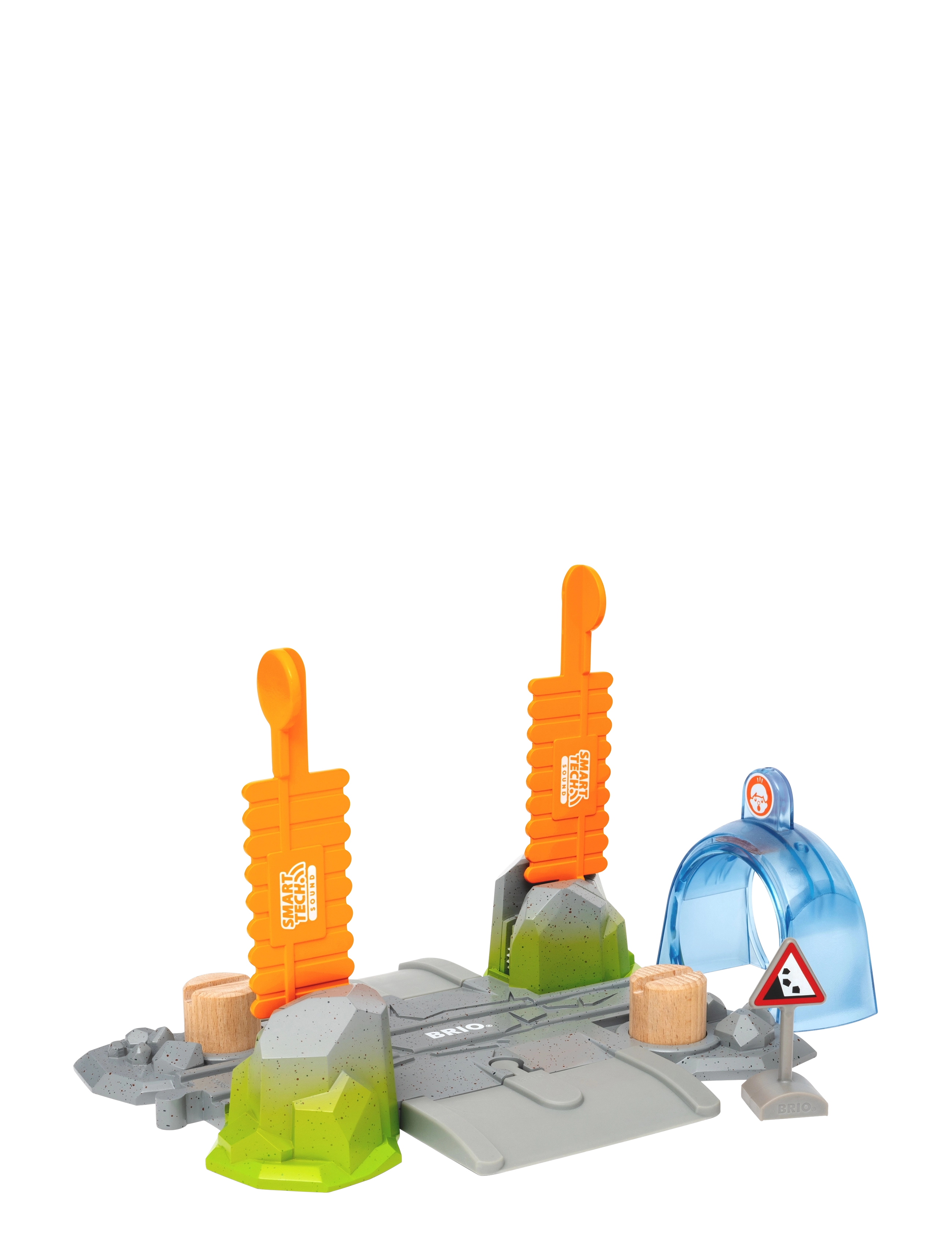 BRIO BRIO 33965 Smart Tech Sound Danger Jernbaneoverskæring - Legetøj - MULTI COLOURED / multi