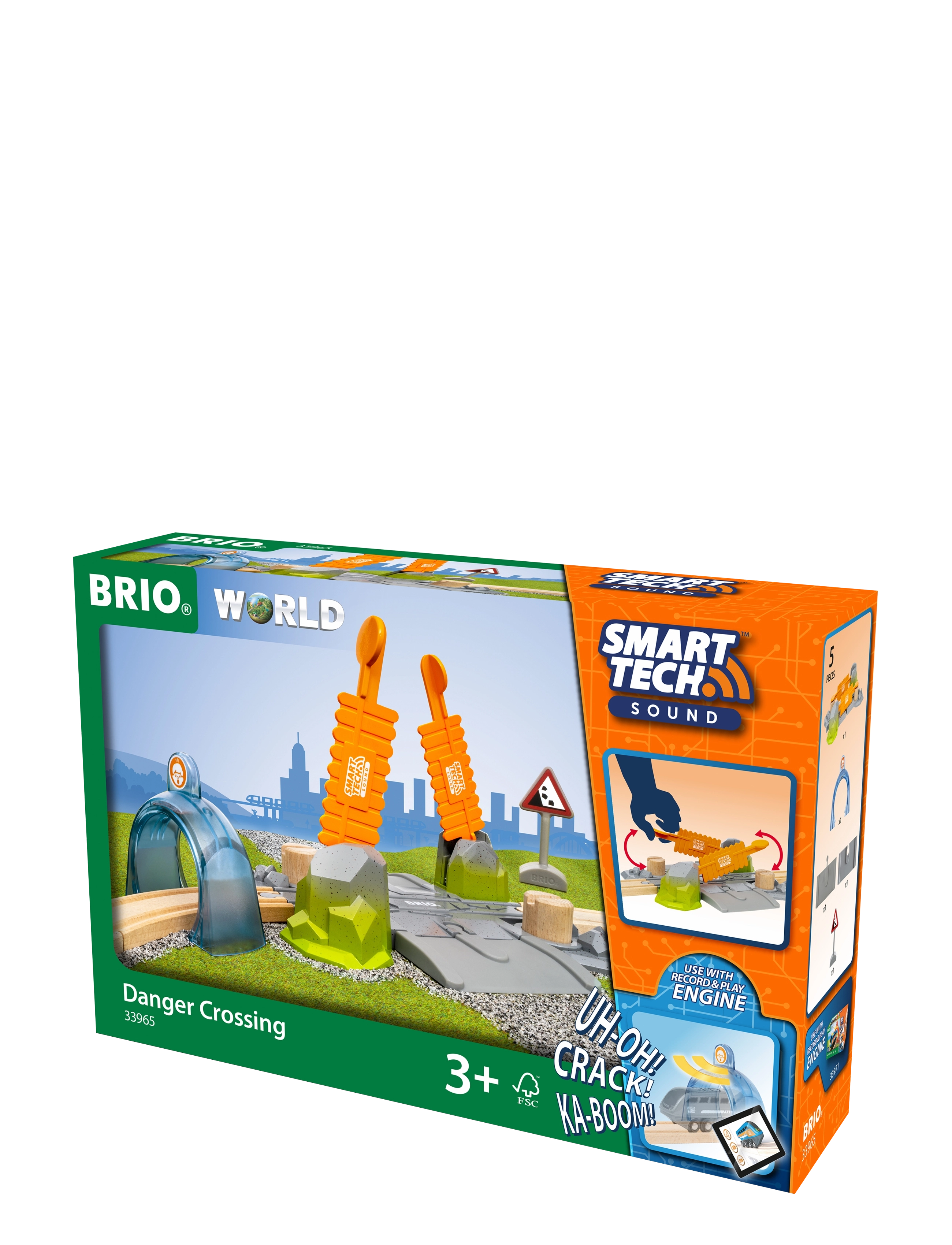 BRIO - Danger Crossing (Smart Tech Sound) - lestarteinar - multi coloured - 2