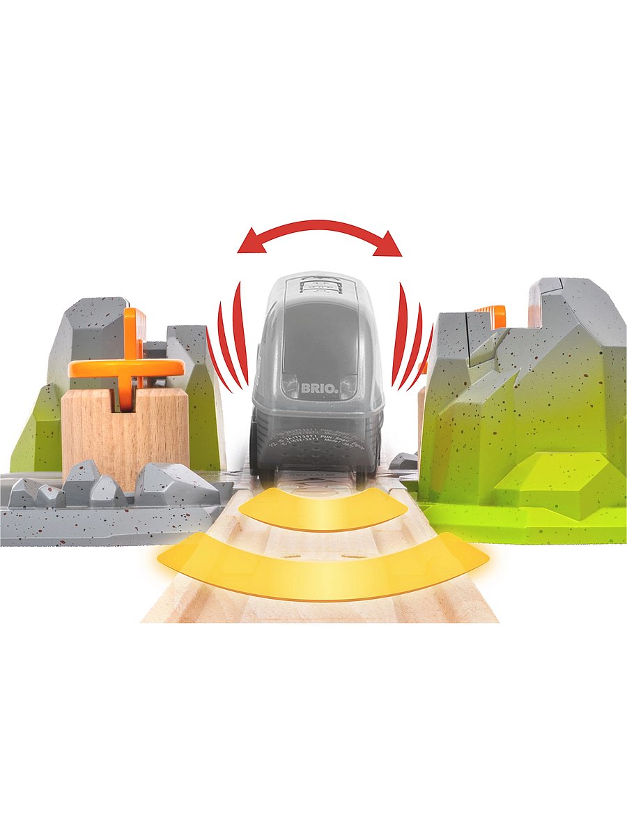 BRIO - Danger Crossing (Smart Tech Sound) - lestarteinar - multi coloured - 3