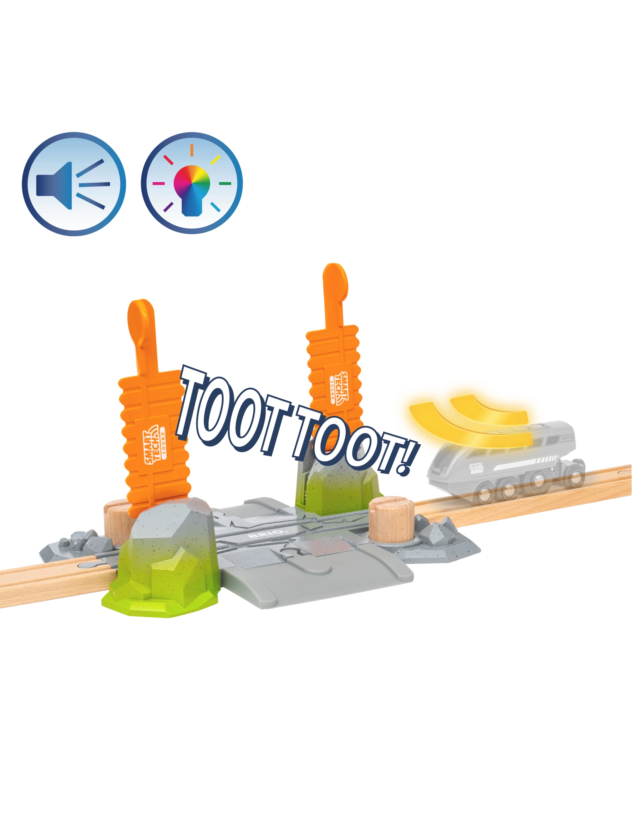 BRIO - Danger Crossing (Smart Tech Sound) - lestarteinar - multi coloured - 5