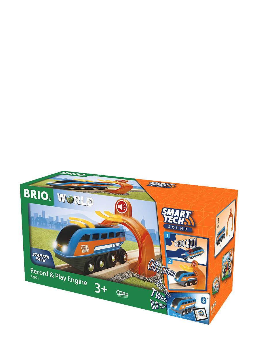 BRIO - BRIO 33971 Smart Tech Sound Lokomotiv med lydoptager - togbaner - multi coloured - 2