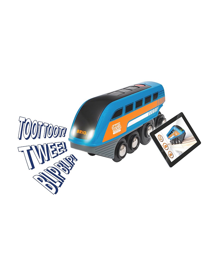 BRIO - BRIO 33971 Smart Tech Sound Lokomotiv med lydoptager - togbaner - multi coloured - 5