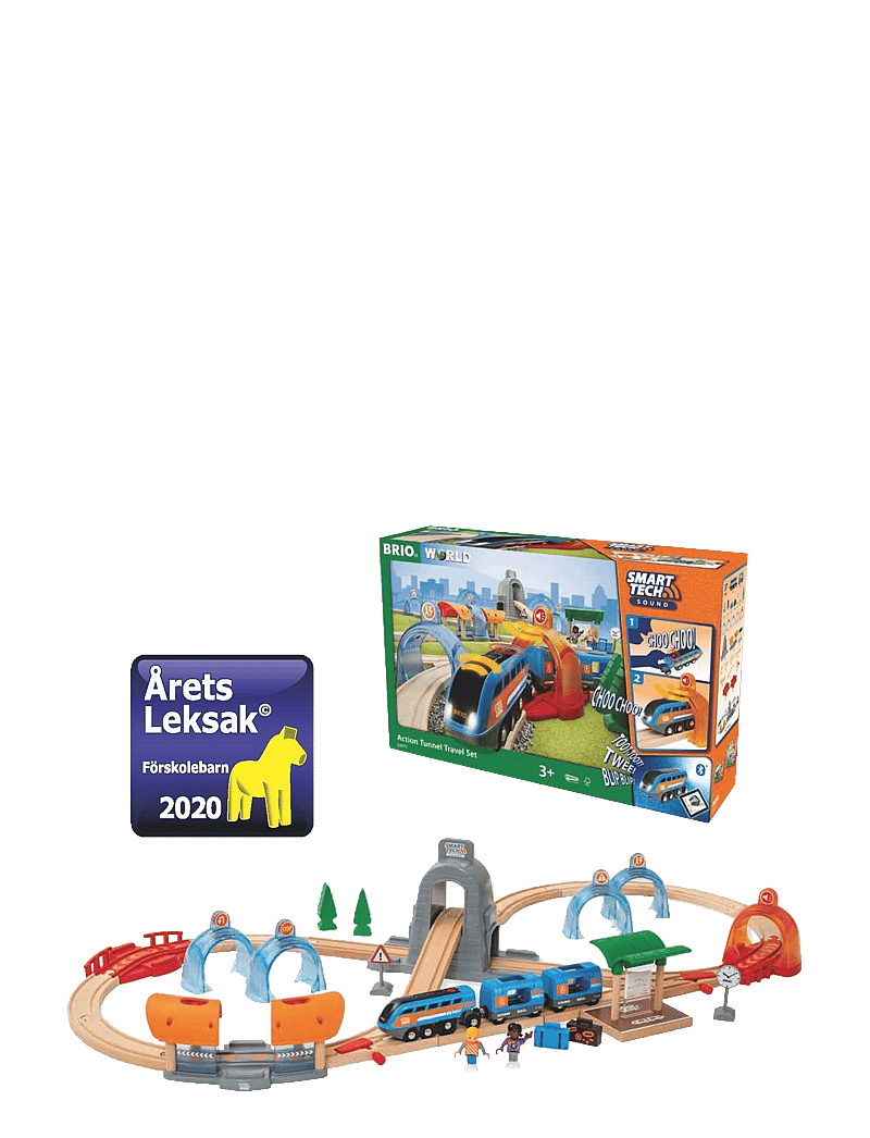 BRIO - Smart Tech Sound Action-tunnel Travel set - lestarteinar - multi coloured - 1