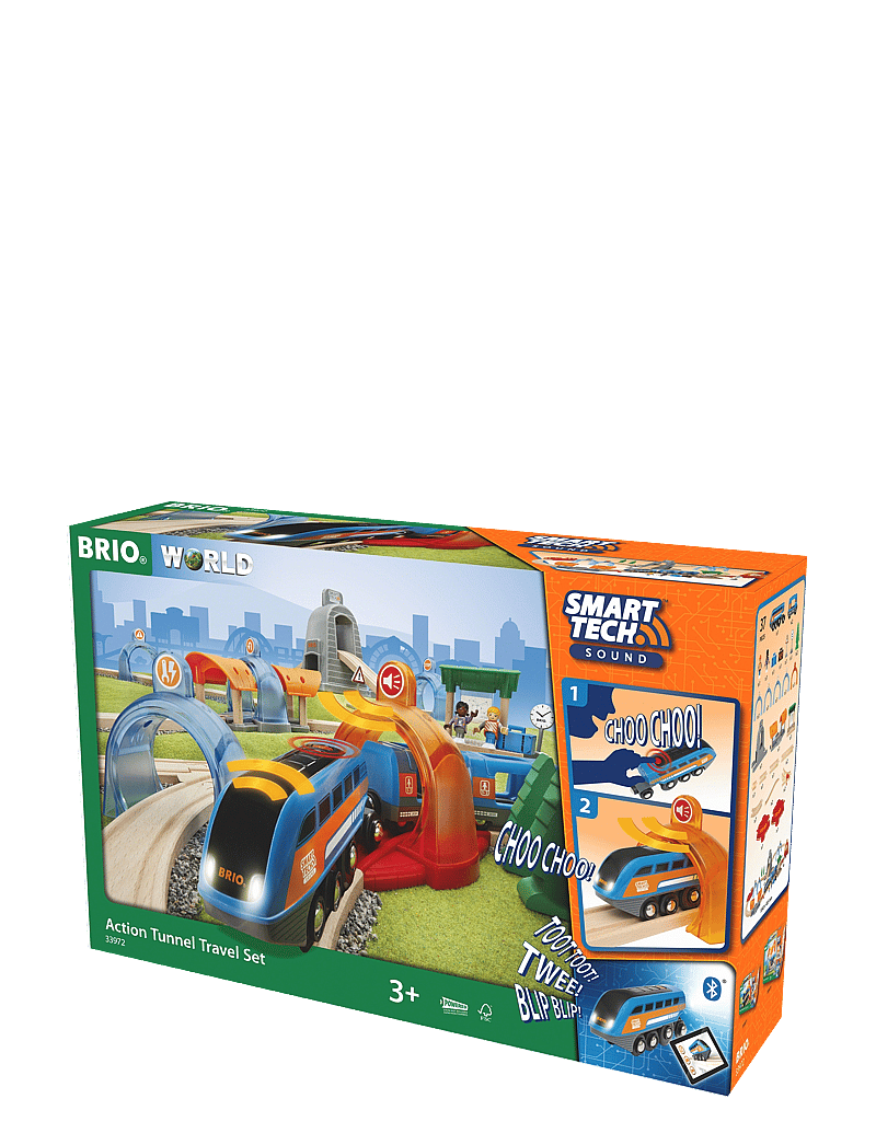 BRIO - Smart Tech Sound Action-tunnel Travel set - lestarteinar - multi coloured - 2