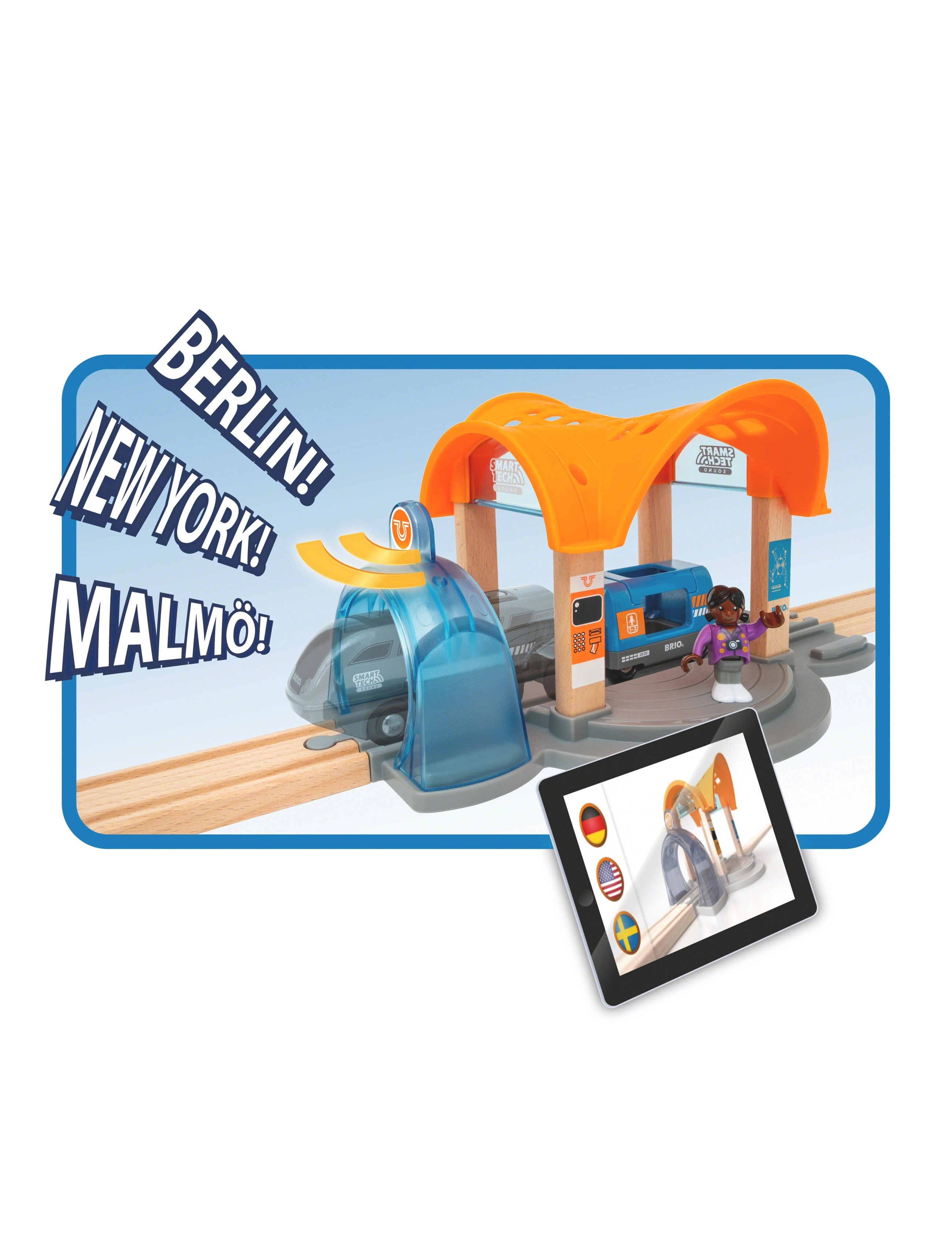 BRIO - Smart Tech Sound Action tunnelstation - tågbanor - multi coloured - 4